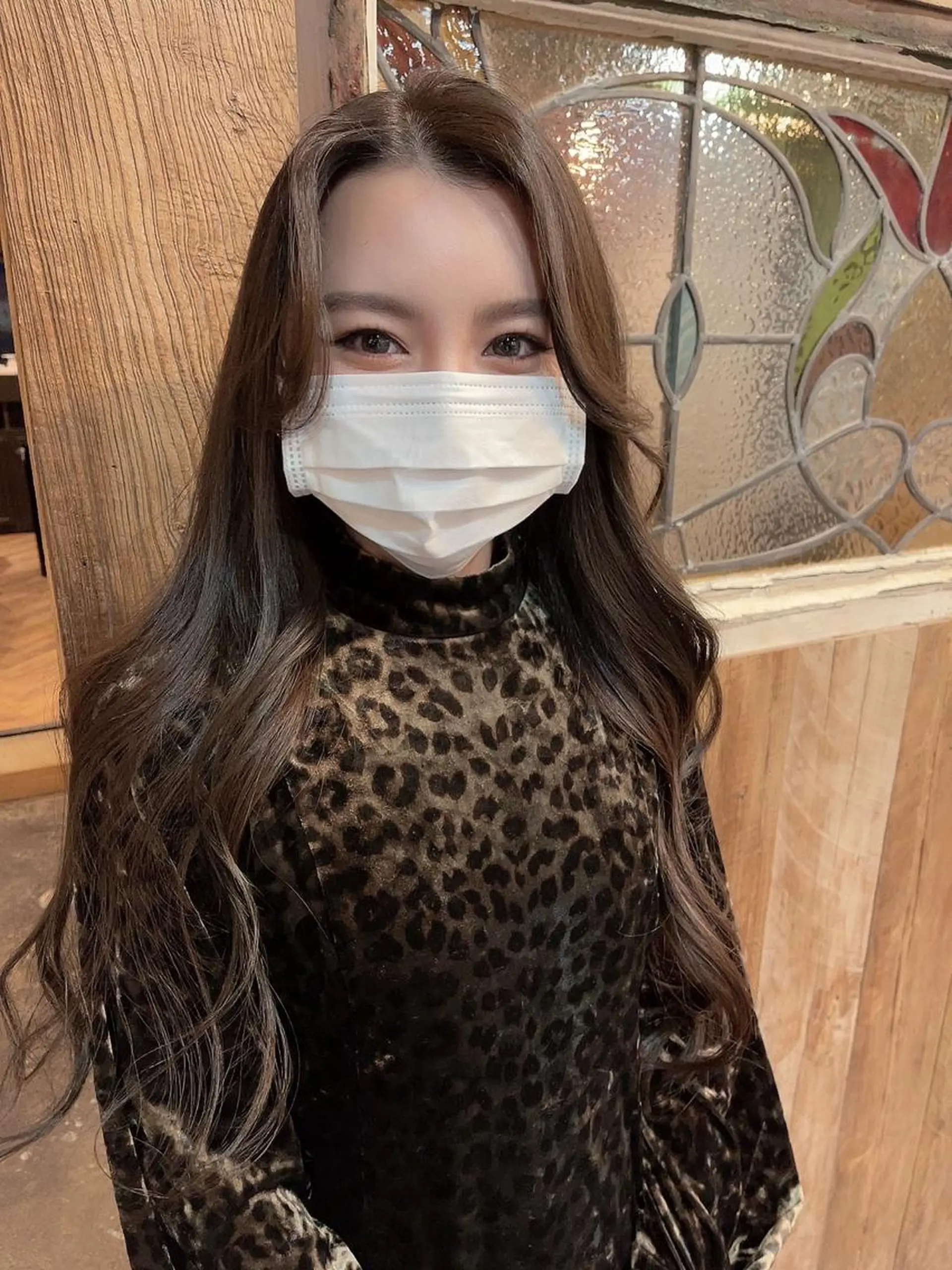 ロング カット ヘアカラー 韓国 / 中国ヘア 🦋Noniのヘアスタイル