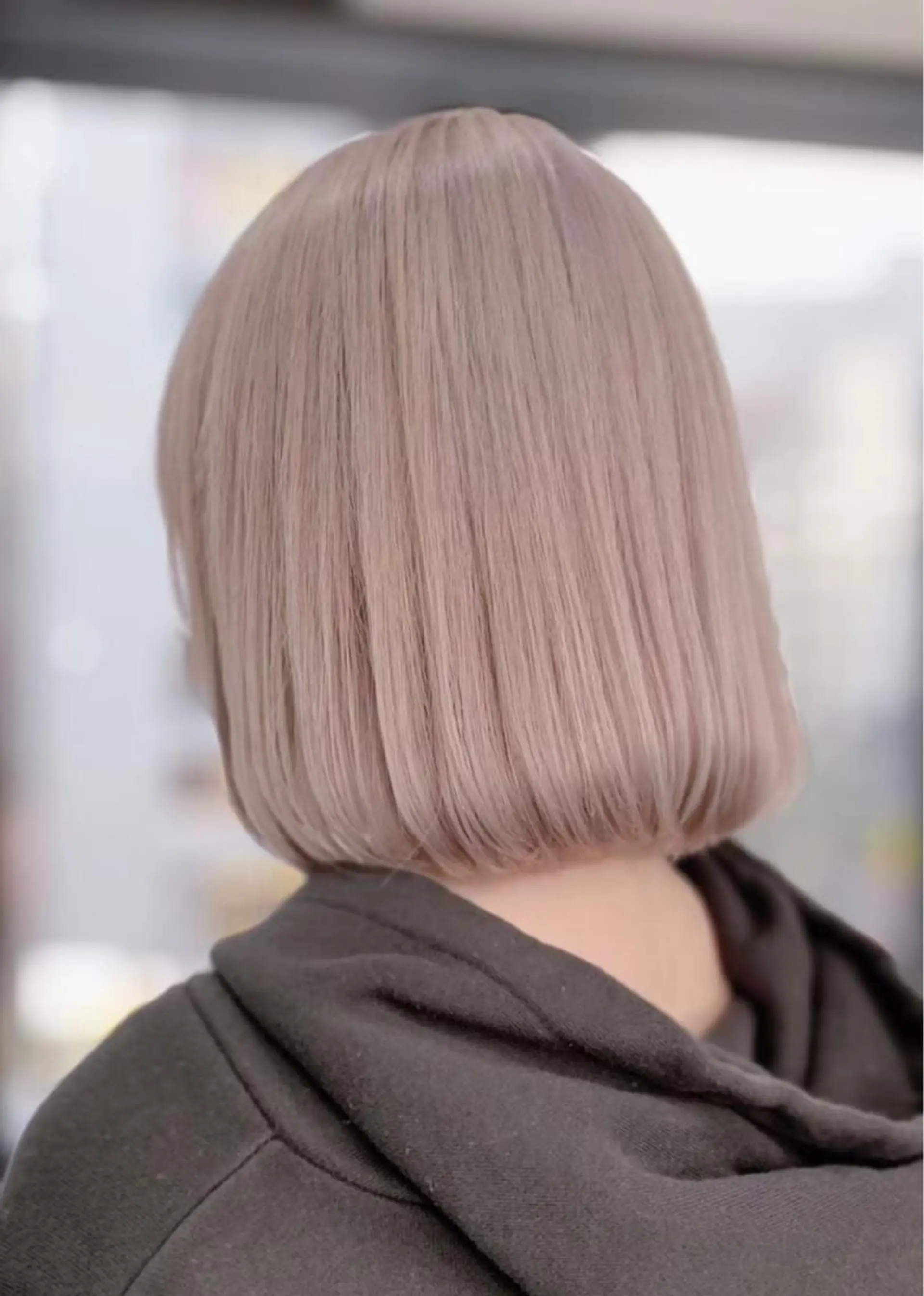 ミディアム カラー ベージュカラー ブリーチ ケアブリーチ ヘアカラー 韓国ヘア/レイヤー/ 髪質改善のヘアスタイル