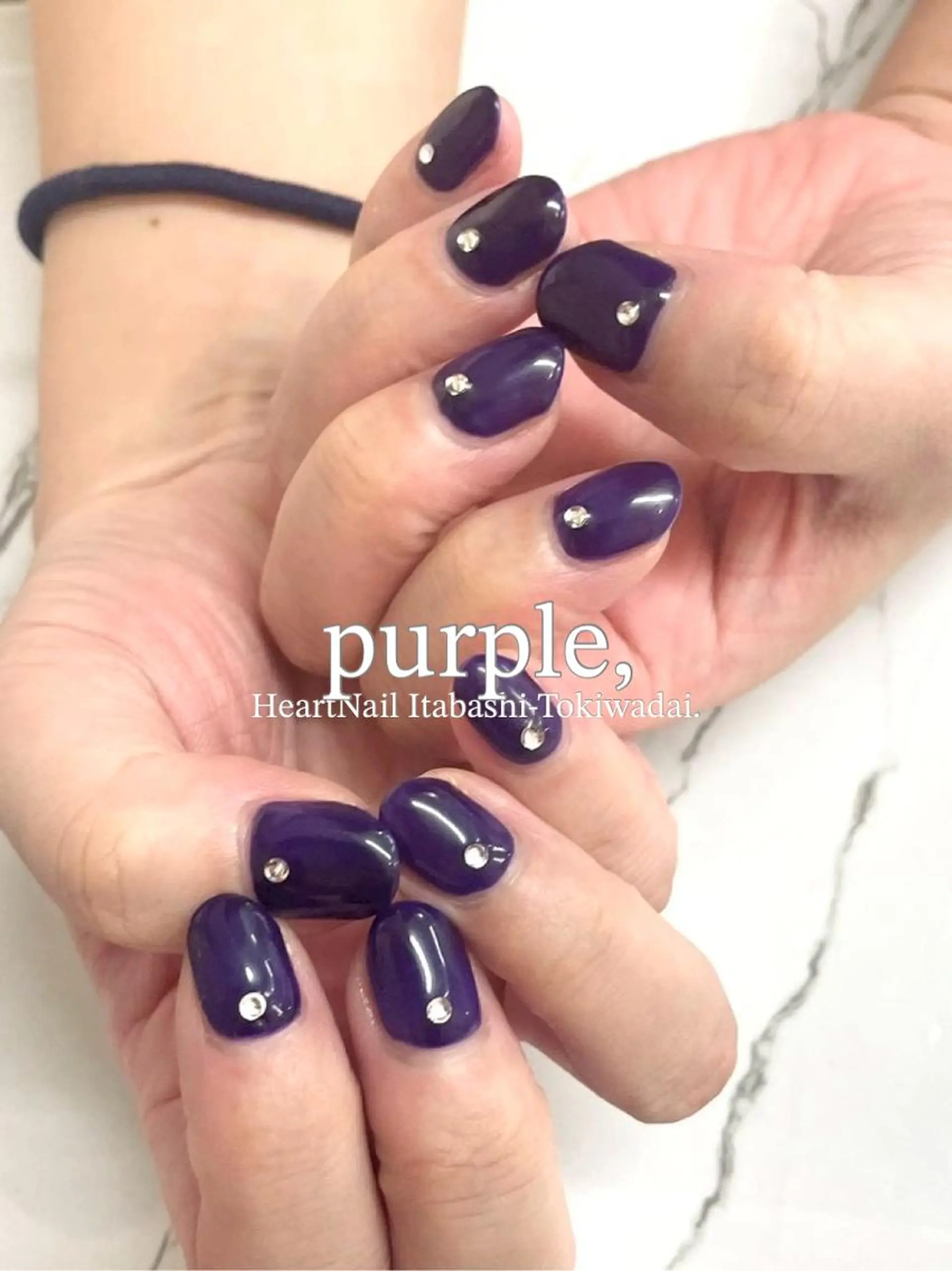 ネイル アートネイル ラメ(グリッター) ラメグラデーション マグネットネイル ワンカラーネイル ハンドネイル ハンドケア はあとねいる 板橋ときわ台店のネイルデザイン