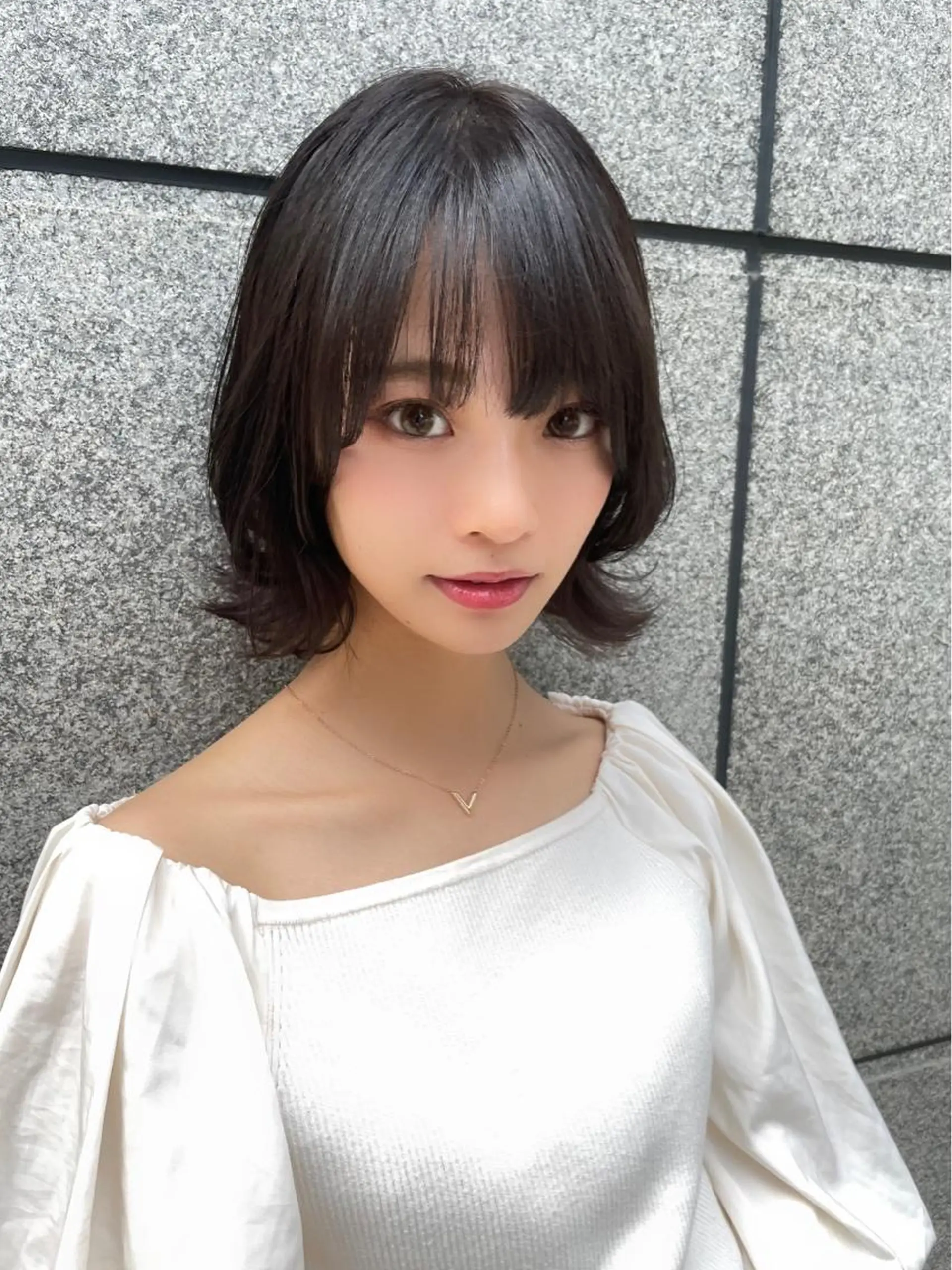 ショート カラー カット ヘアカラー トリートメント 【韓国　レイヤー 髪質改善✨】かずのヘアスタイル