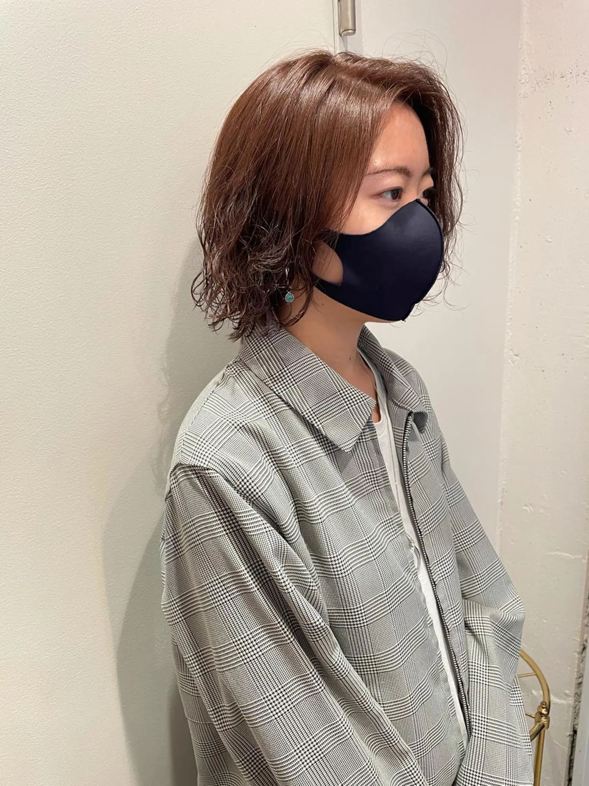 ミディアム カラー カット ヘアカラー パーマ トリートメント MIOベージュカラー 柔らかいカラーのヘアスタイル