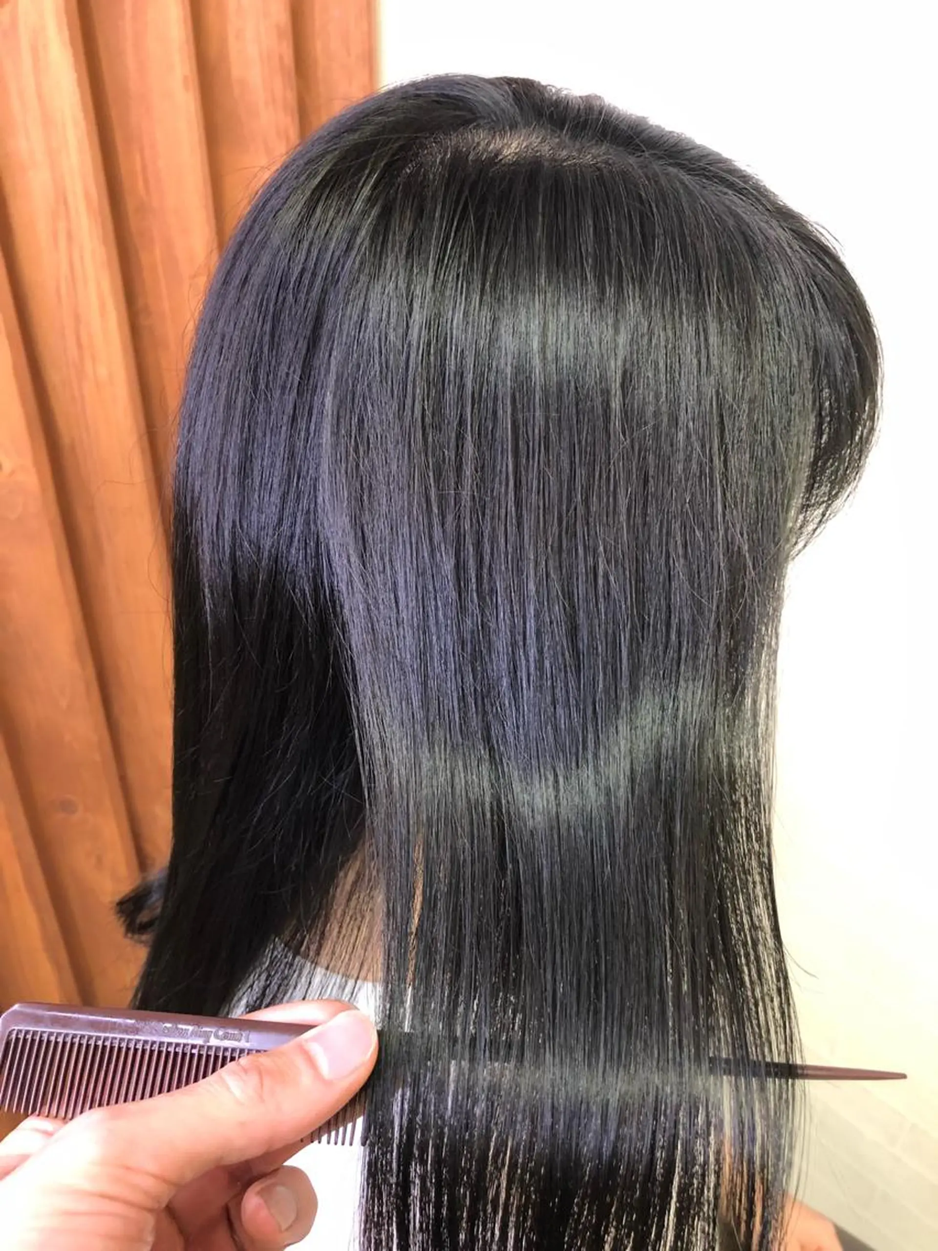 セミロング カラー ブリーチ ケアブリーチ 髪質改善 髪質改善//縮毛矯正 This表参道のヘアスタイル