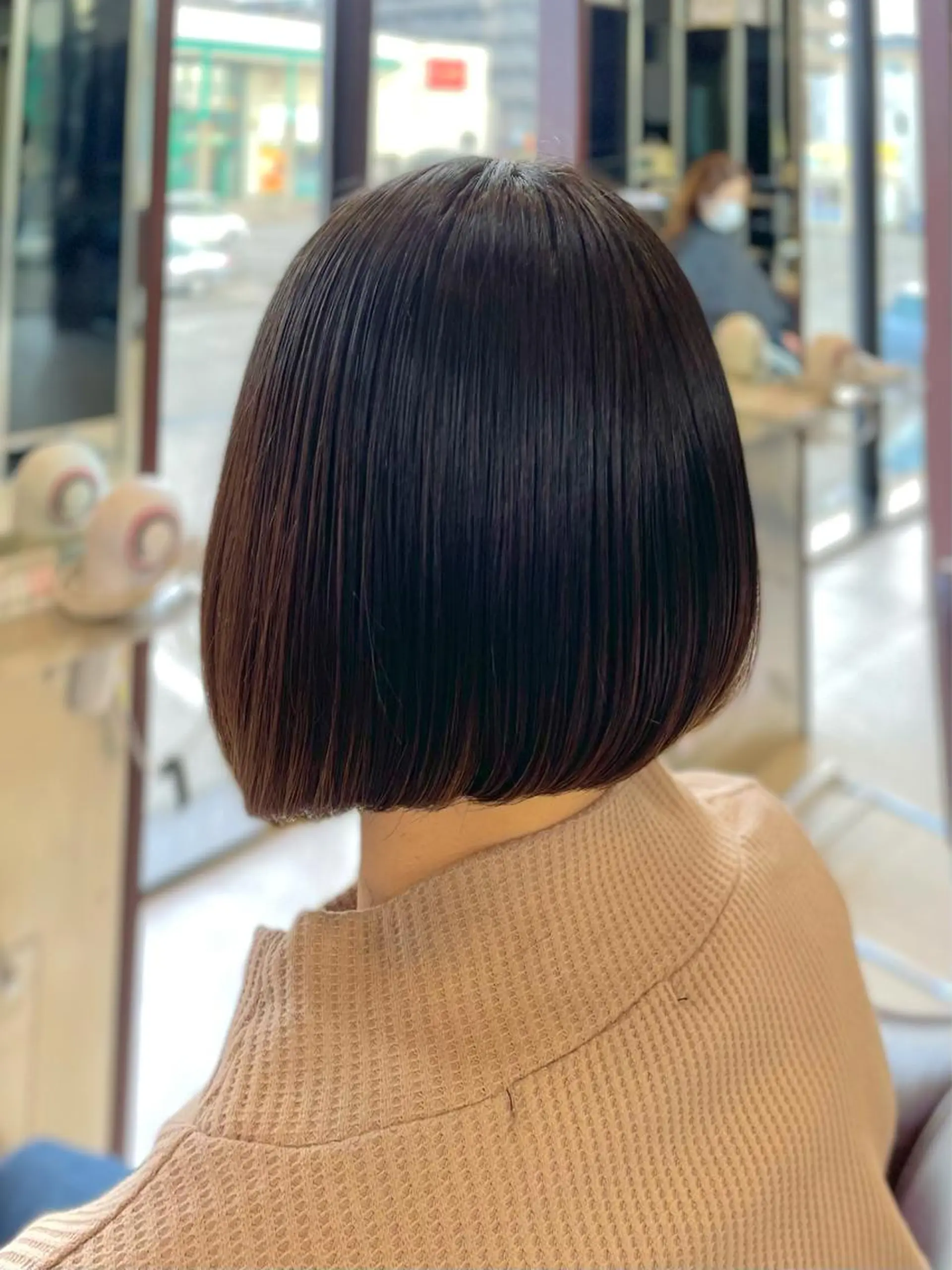 ミディアム ボブ 坂尻 嘉珠也のヘアスタイル