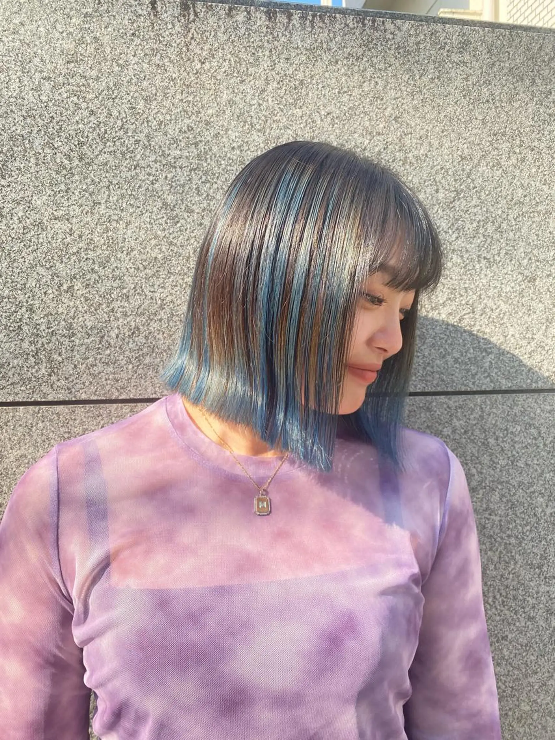 カラー ✨Riria✨ ブリーチなしカラーのヘアスタイル