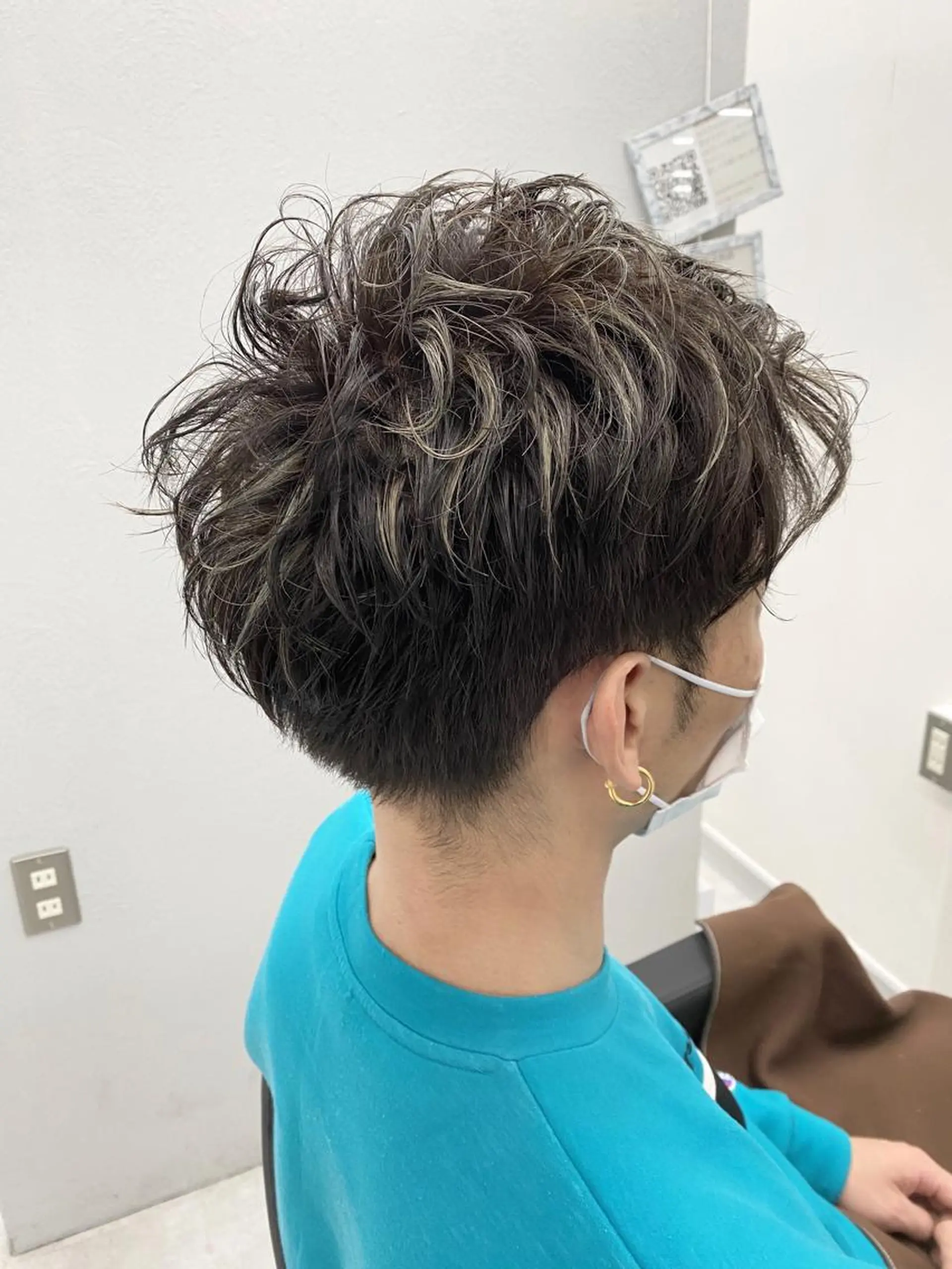 ショート メンズ カット ヘアカラー トリートメント ミルクティーカラー 🌈店長クボのヘアスタイル