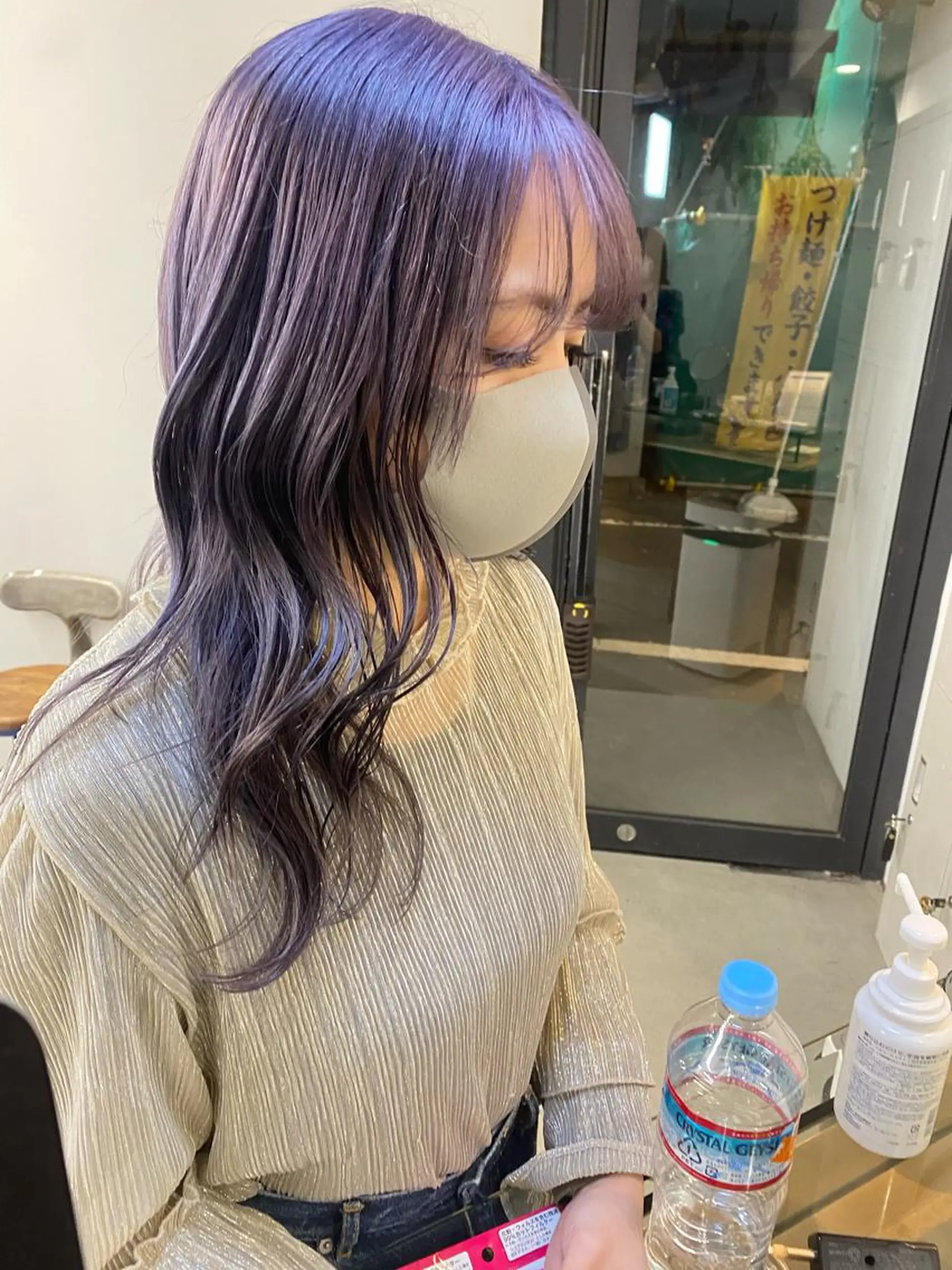 セミロング tomoe 艶カラー💗🪽のヘアスタイル