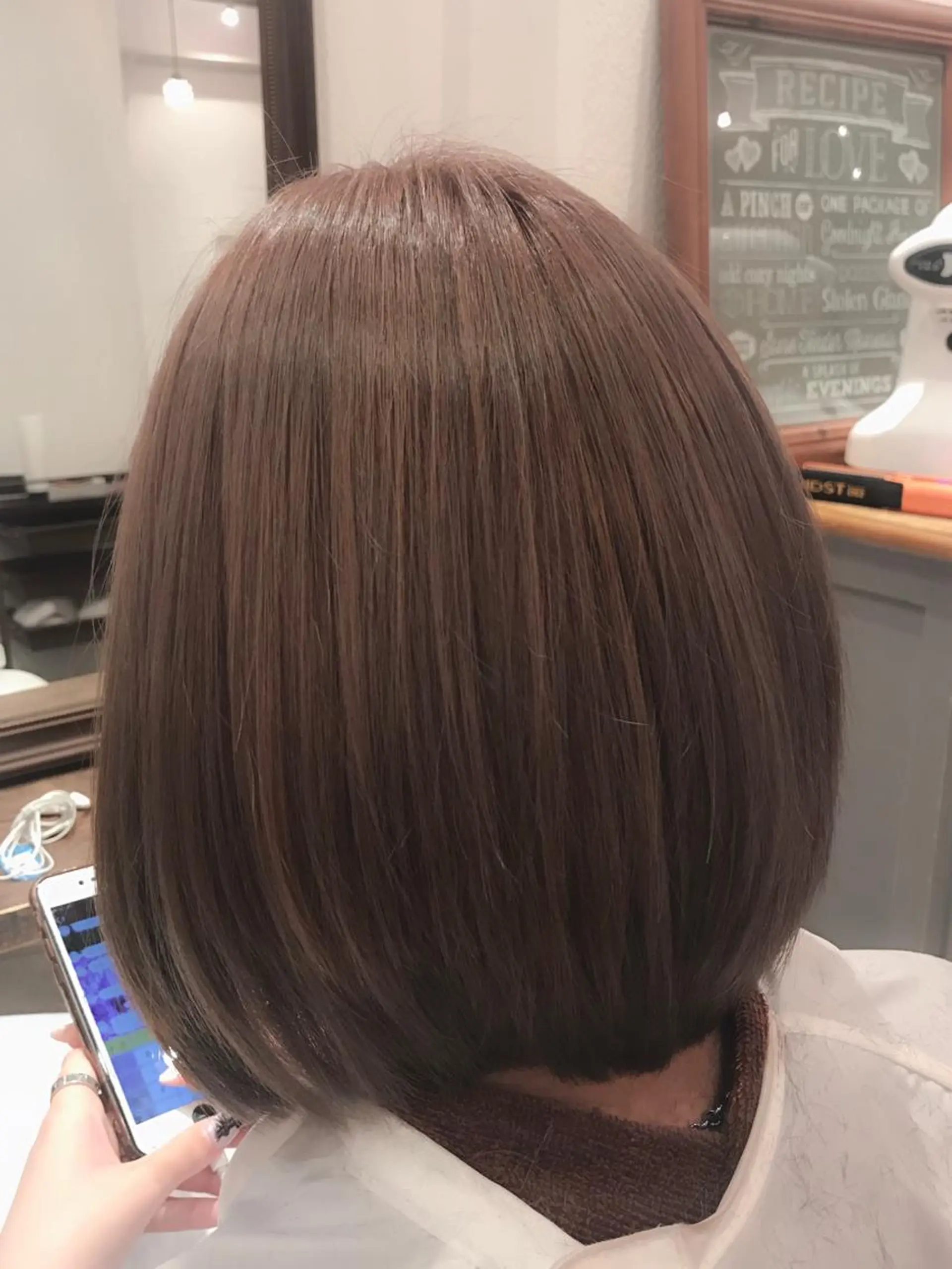 ミディアム カラー ブリーチ ラベンダーカラー ラベンダーグレー カット ヘアカラー 小森谷 亮太のヘアスタイル