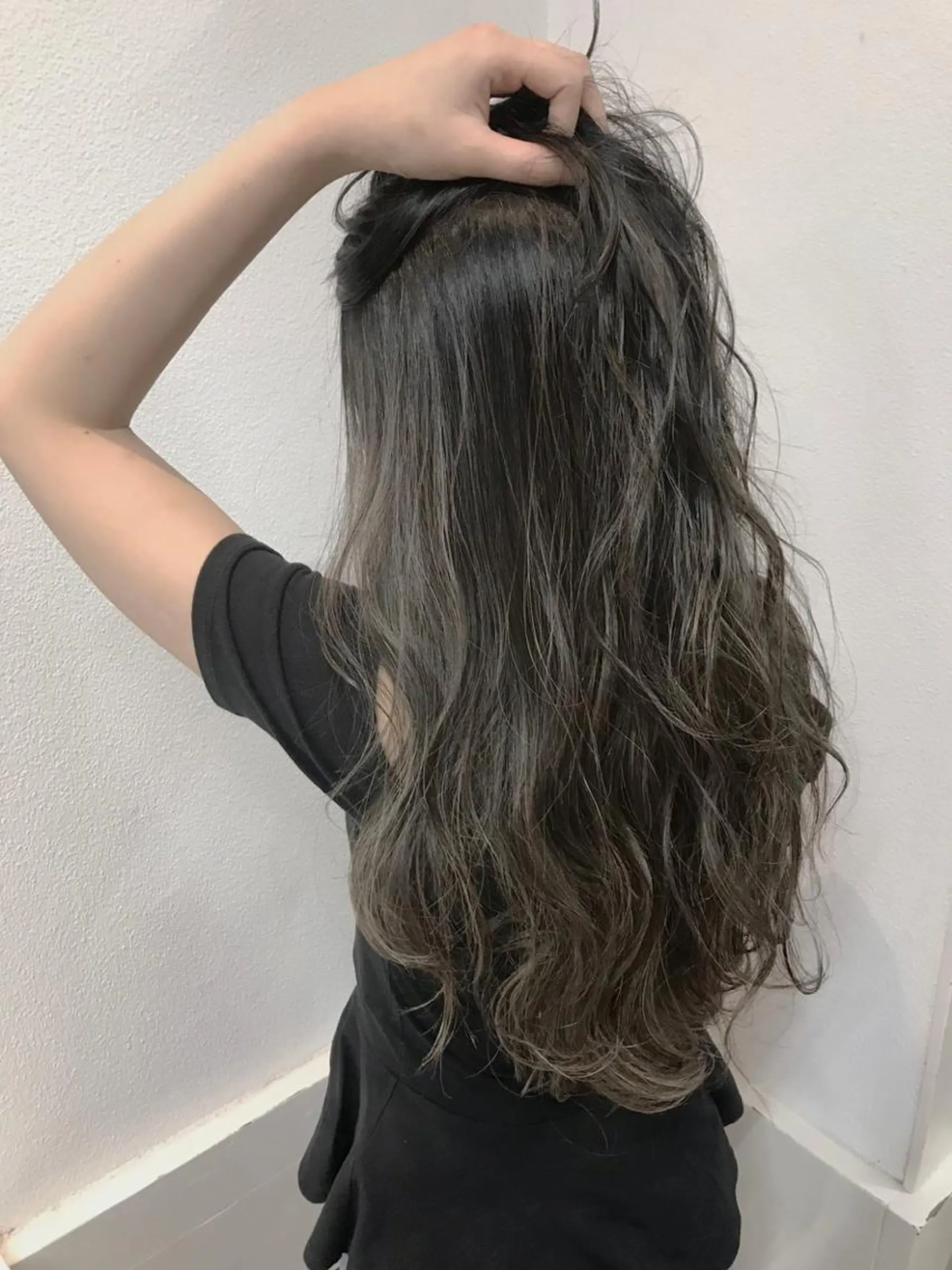 ロング カラー ヘアアレンジ グラデーションカラー ヘアカラー トリートメント GiseL天神カラー 髪質改善/ブリーチのヘアスタイル