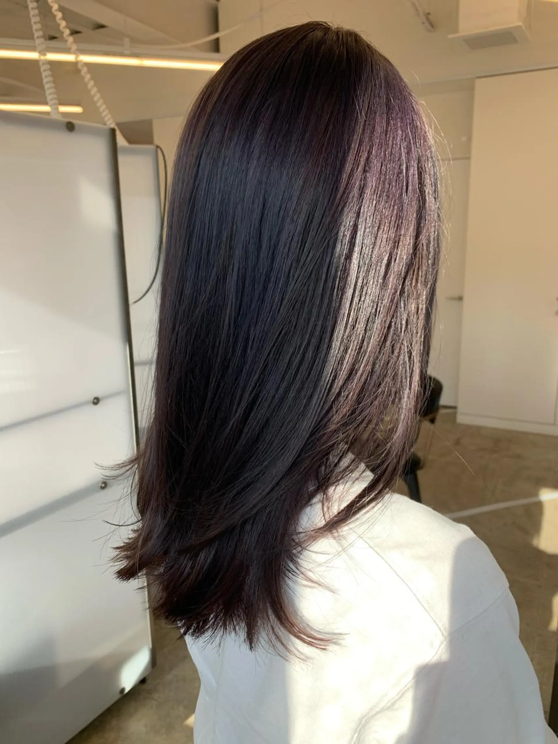 ミディアム カラー パープルカラー PAIR DAISUKEのヘアスタイル