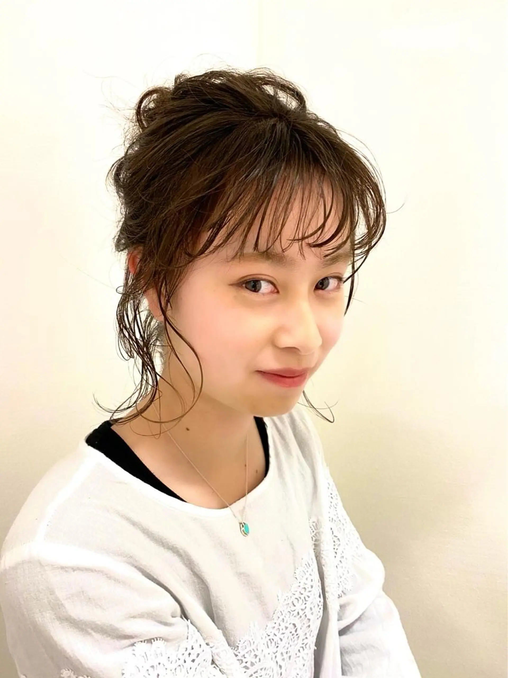ヘアアレンジ お団子ヘア OJIMA YUKAのヘアスタイル