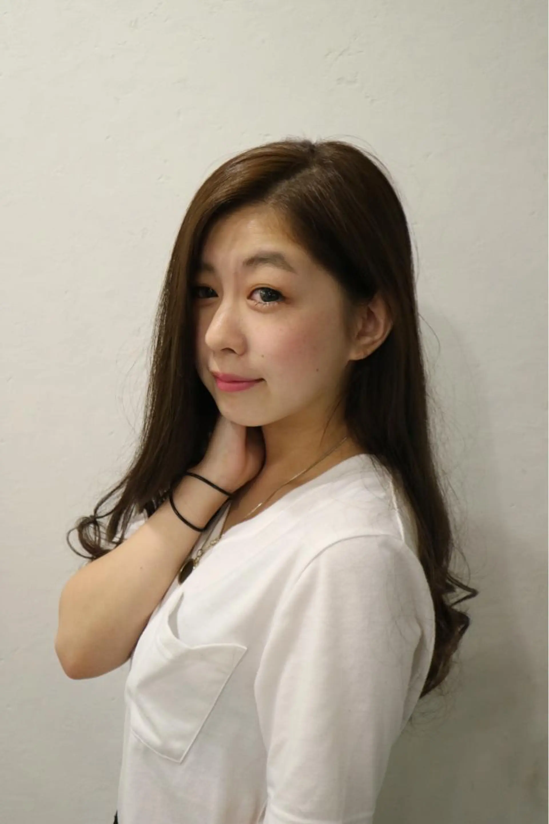 セミロング カラー ブラウンカラー チョコレートブラウン JIL BLAN 京都のヘアスタイル