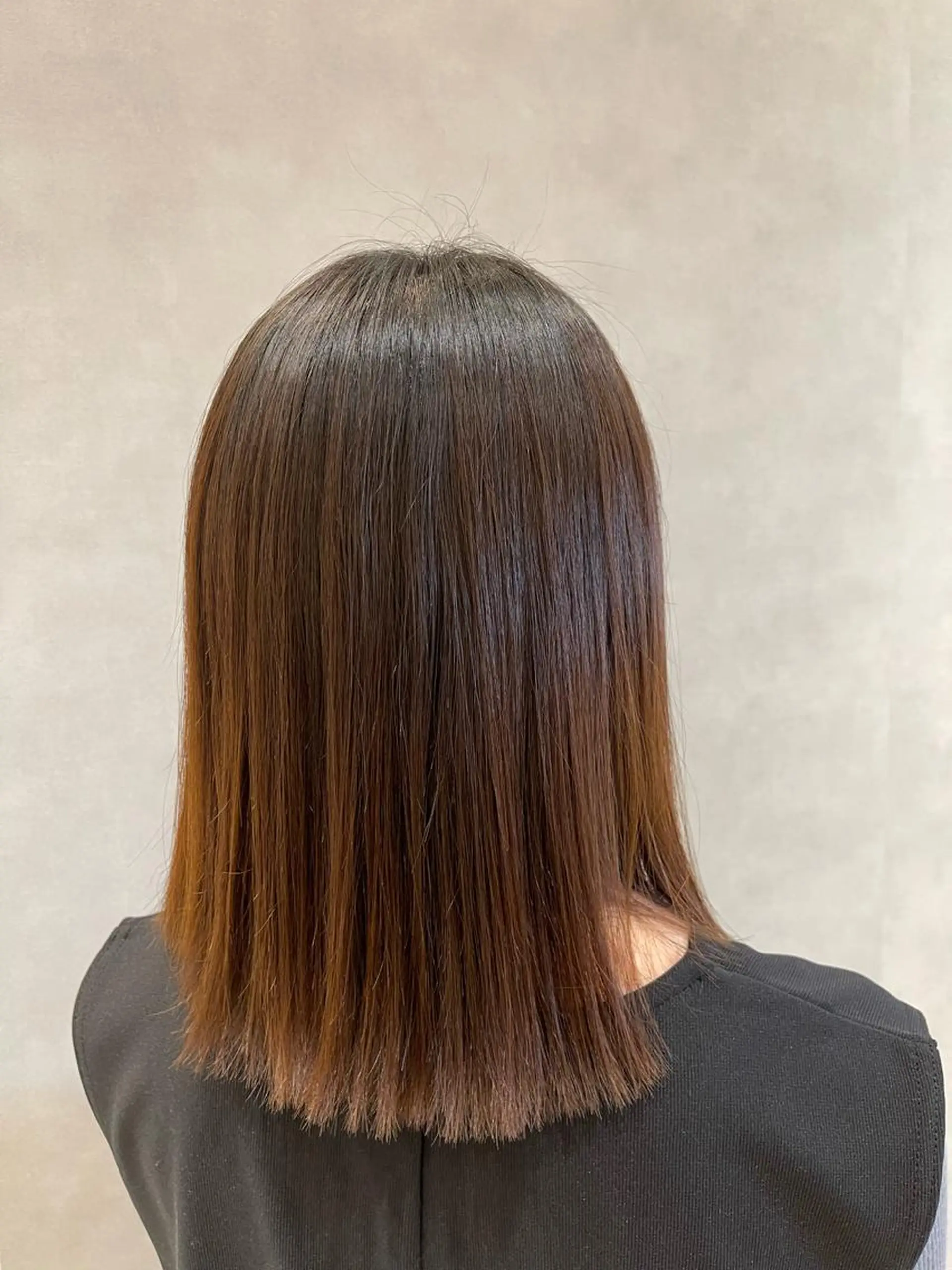 セミロング 縮毛矯正 トリートメント 髪質改善/縮毛矯正 齊藤謙介のヘアスタイル