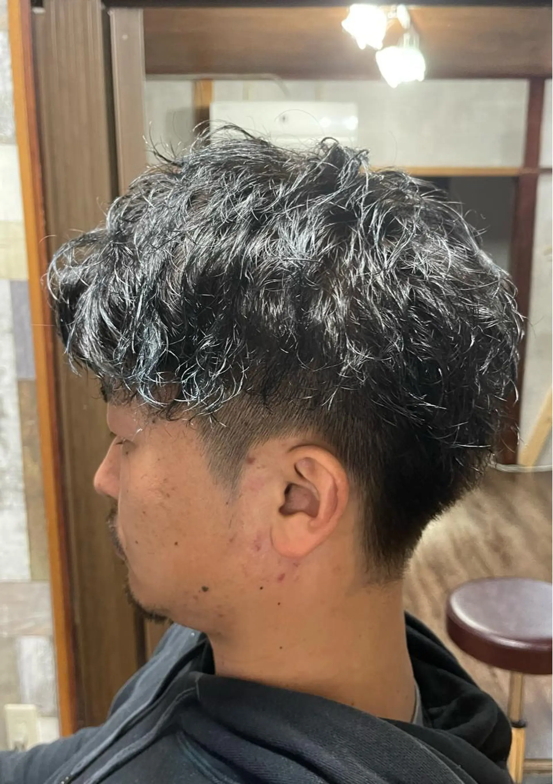 ショート パーマ メンズ メンズパーマ カット パーマ spaski所属・メンズ特化型/永井 友貴のヘアスタイル