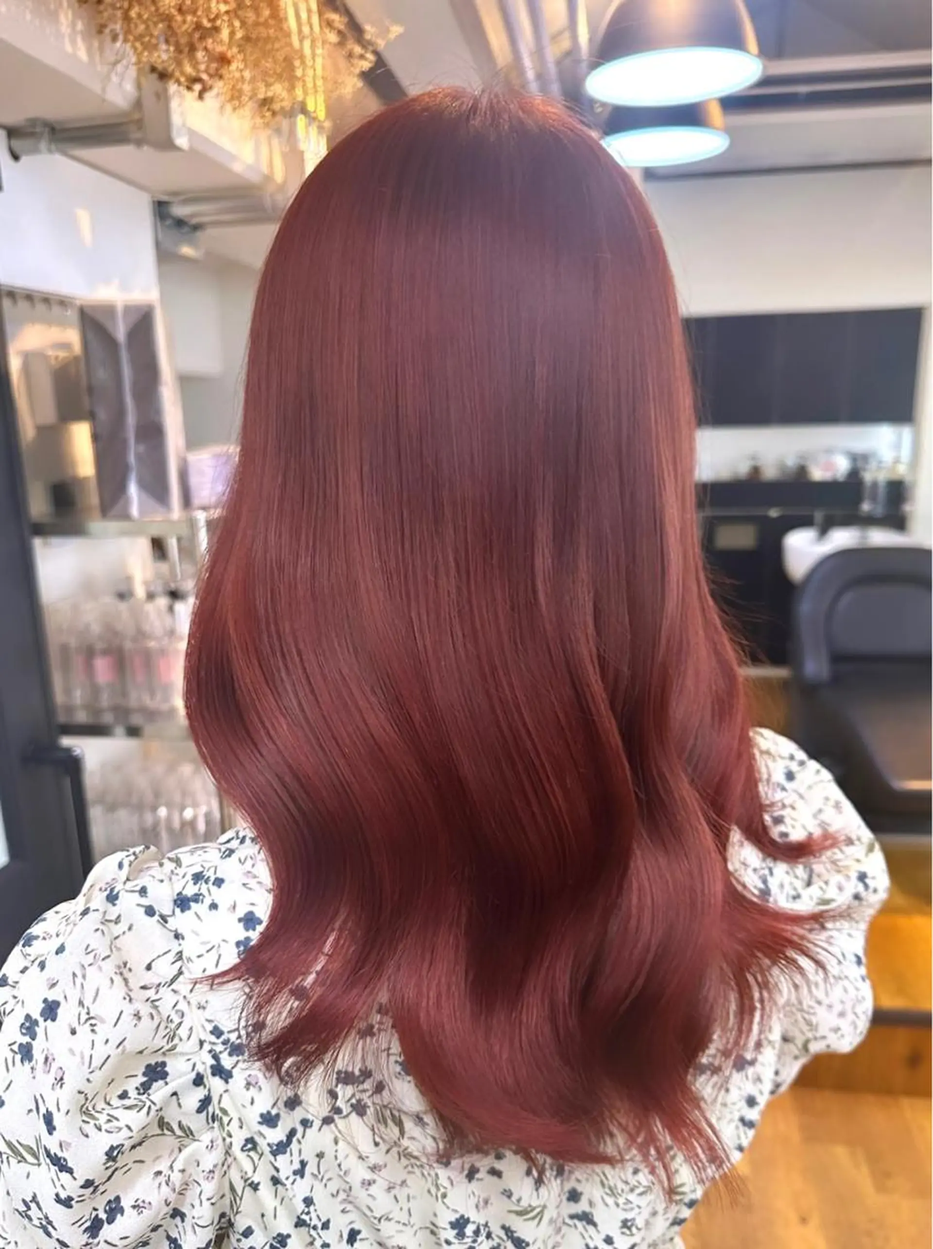 セミロング カット ヘアカラー トリートメント Hana ハイトーン🕯🩰のヘアスタイル