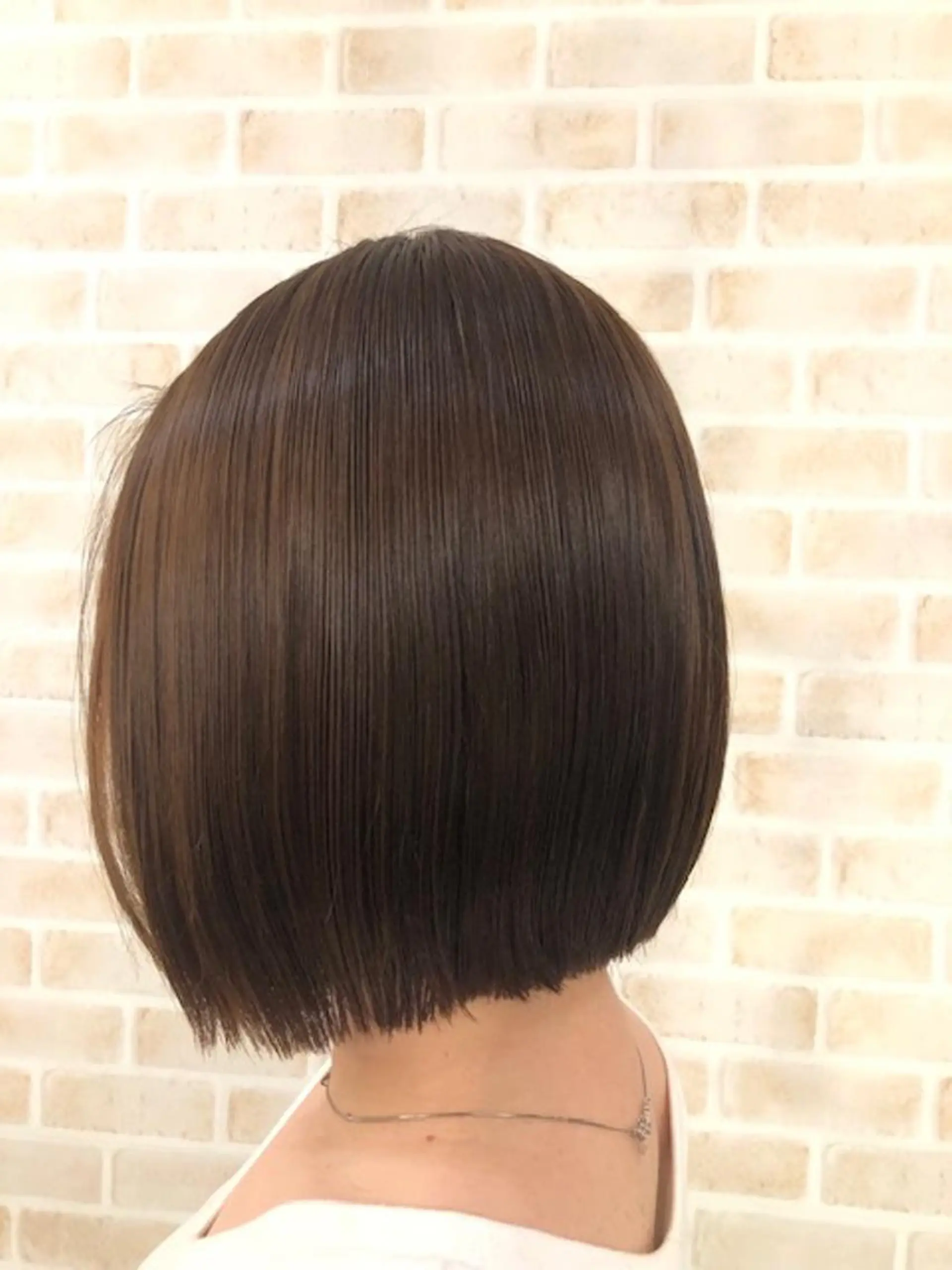 ショート カラー 切りっぱなしボブ ベージュカラー ボブ カット 🟦西荻窪ハイトーン 艶髪Yu-Ji🟦のヘアスタイル
