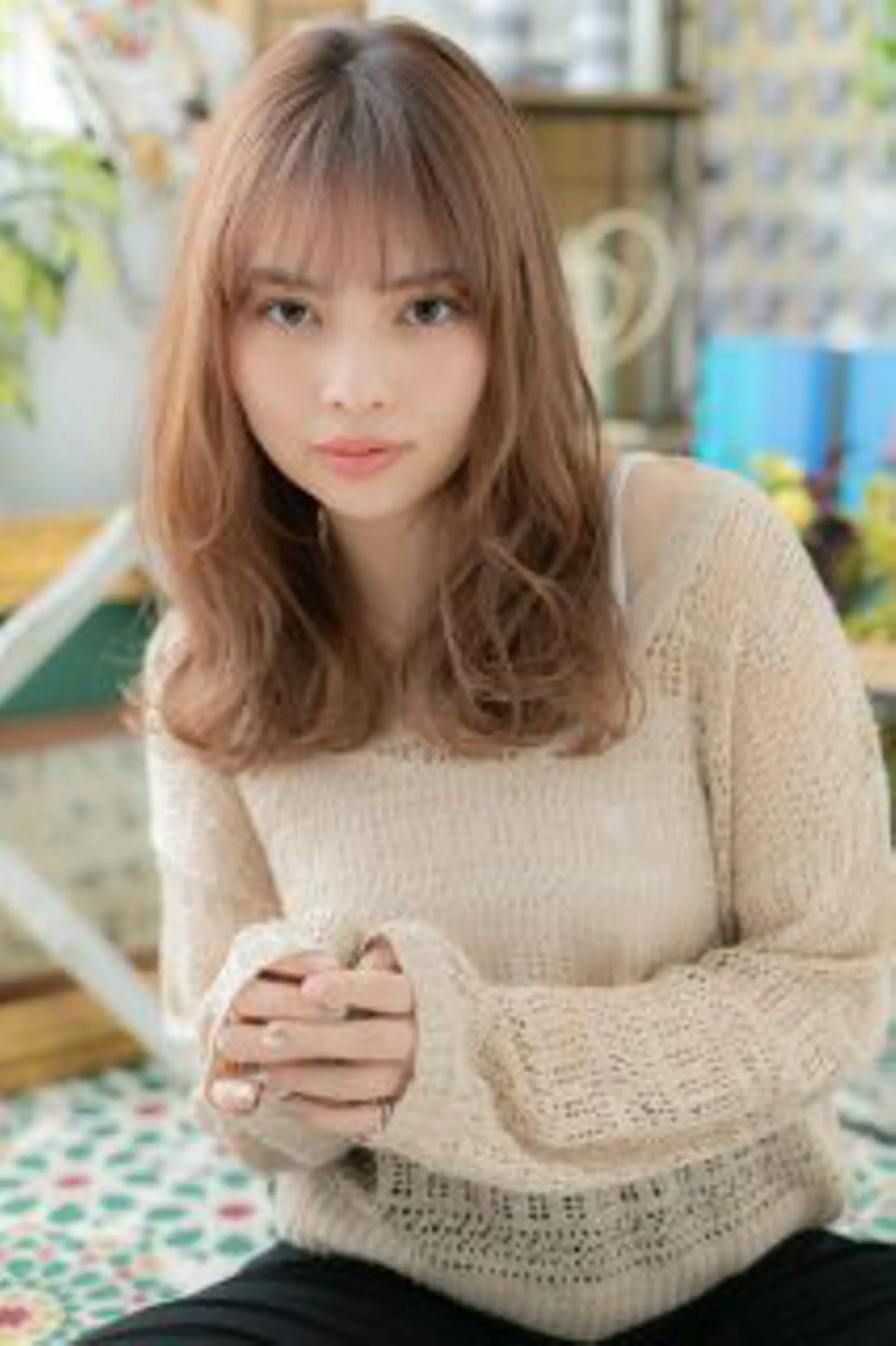 ロング カラー 伸ばしかけ レイヤーカット 小顔カット COVER HAIR bliss 大宮店所属・出川 宙☘️のヘアスタイル