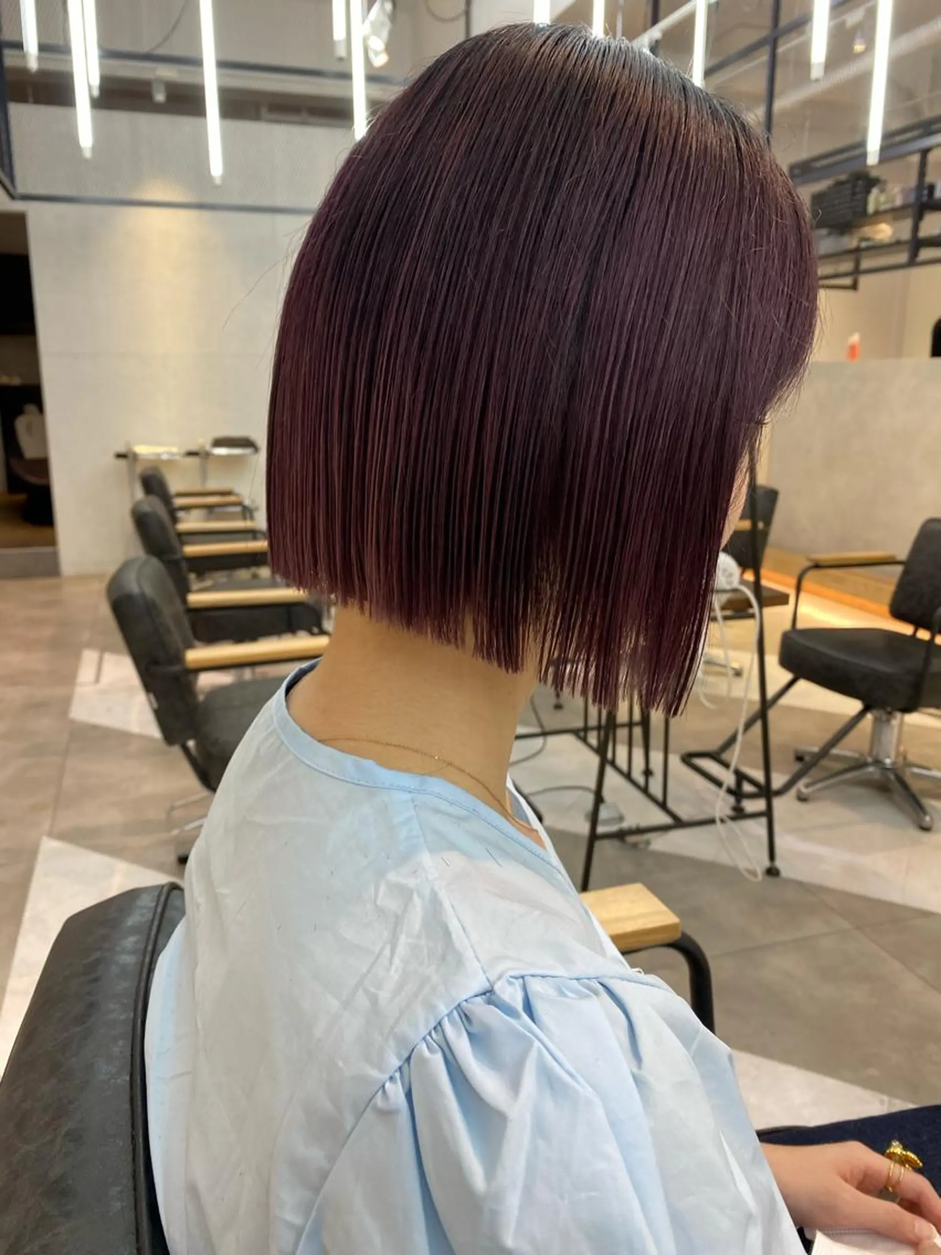ミディアム カット ヘアカラー 【似合わせ提案】鈴木 舞のネイルデザイン