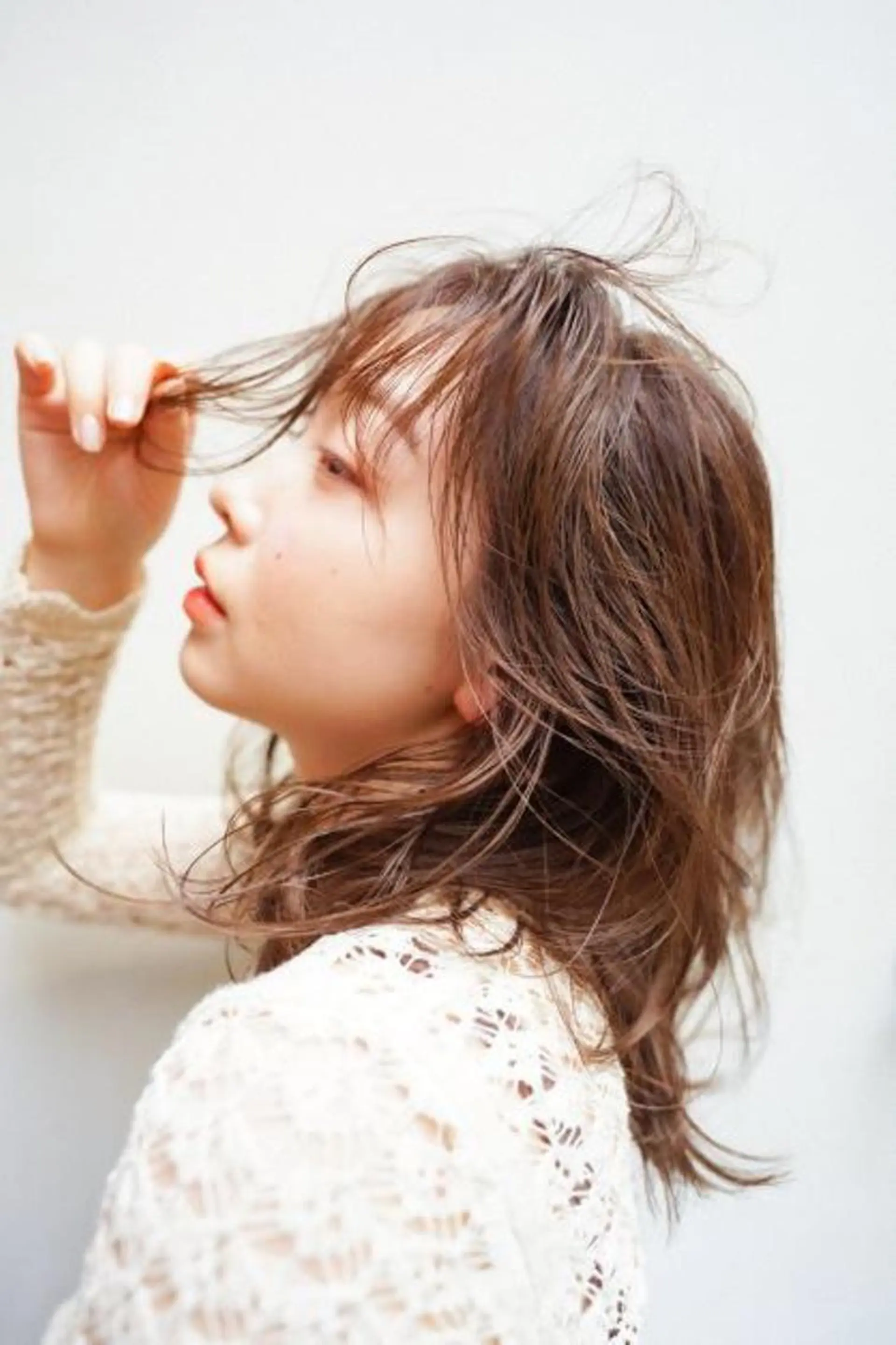 セミロング カラー セミロングパーマ アディクシーカラー アッシュ アッシュブラウン ベージュカラー N° il duca 札幌のヘアスタイル