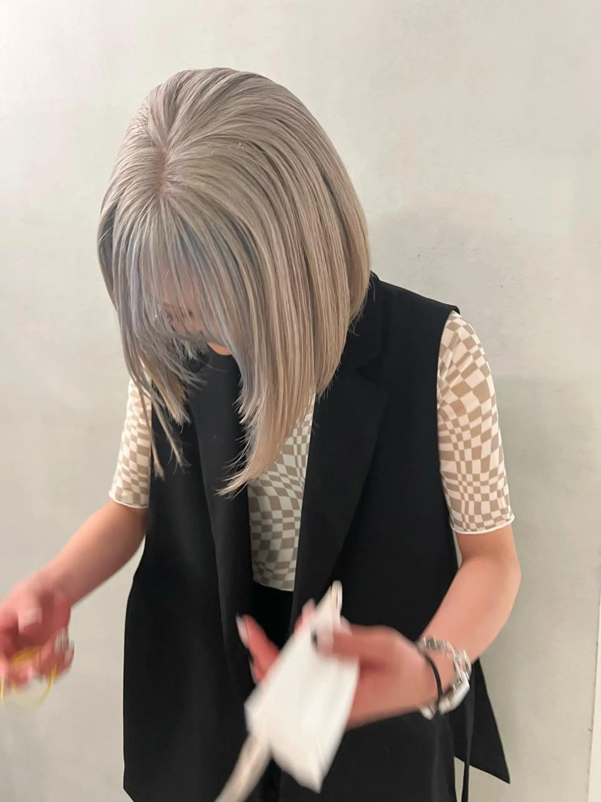 ミディアム カラー 心斎橋/ブリーチ minamiのヘアスタイル