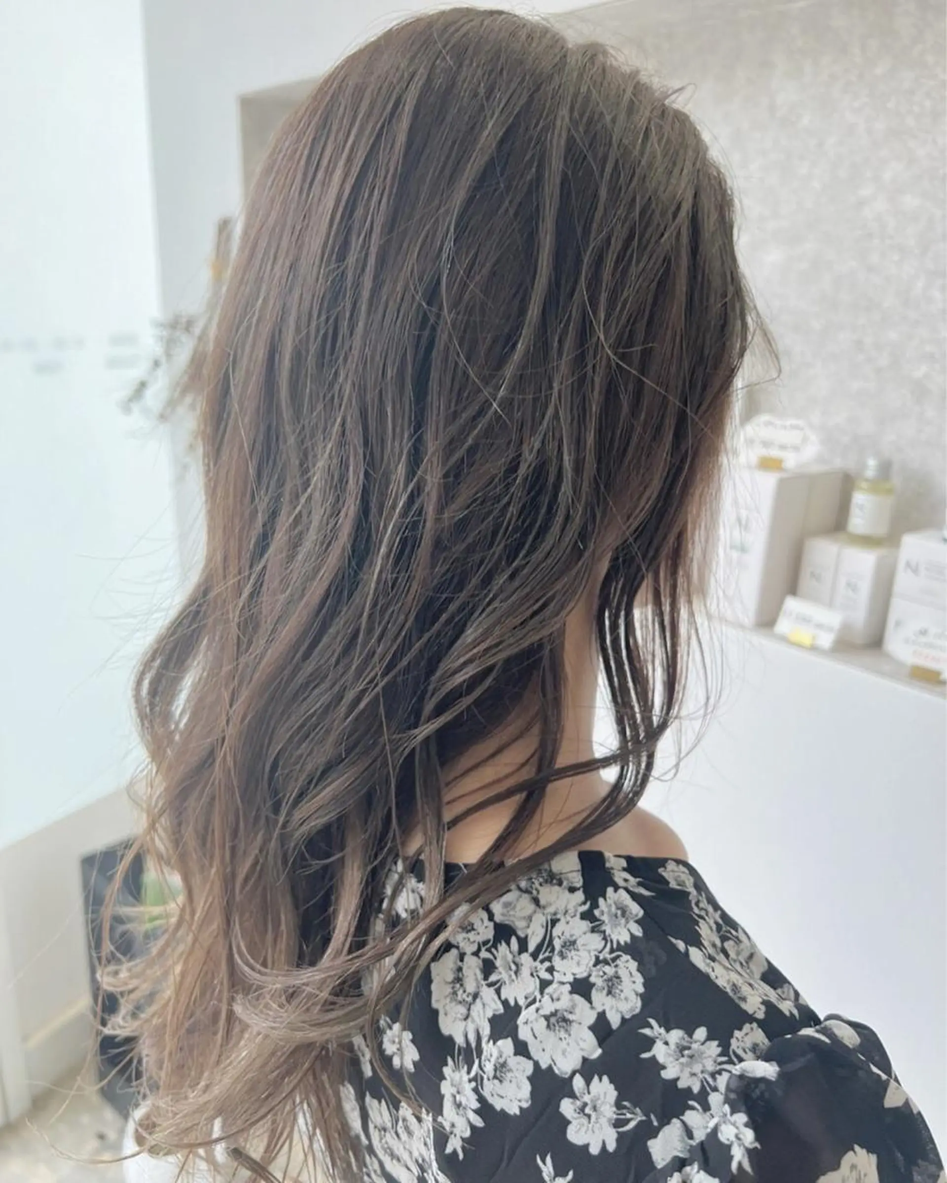 セミロング カラー カット ヘアカラー トリートメント MignonS 仙幸 大輔のヘアスタイル