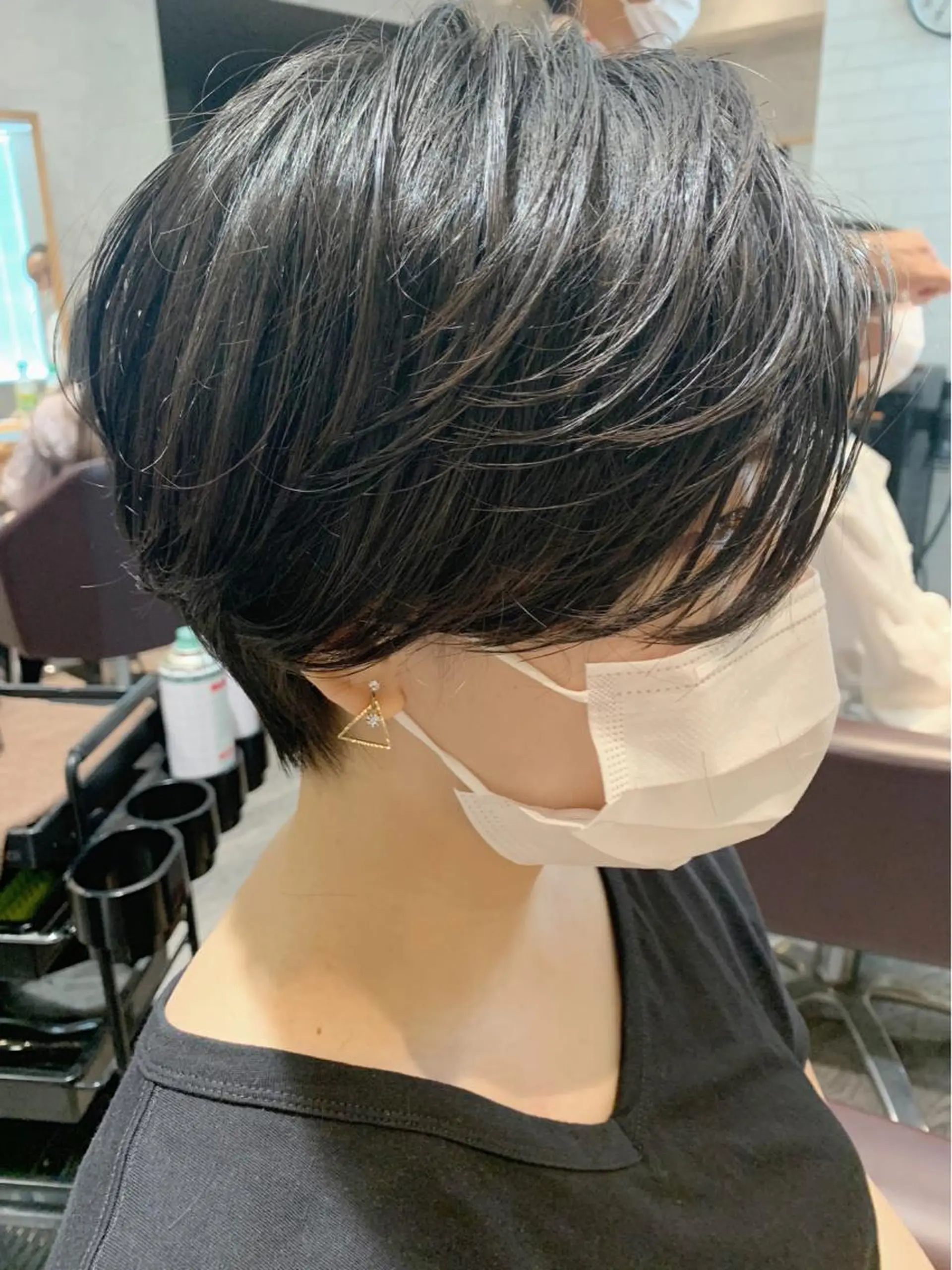 ショート ハンサムショート ショートヘア カット バレイヤージュ KAZUMAのヘアスタイル