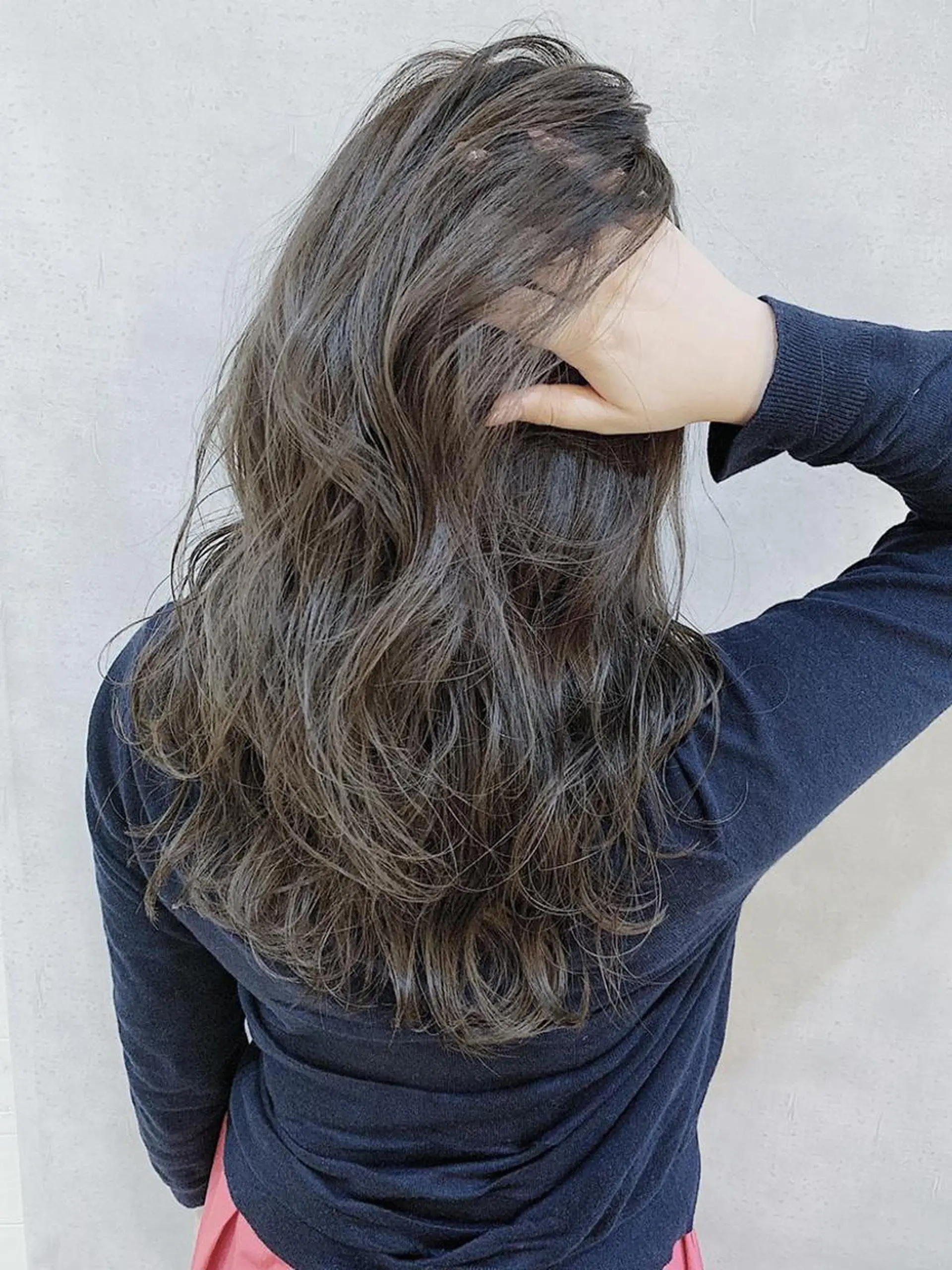 セミロング カラー アディクシーカラー ブリーチ ケアブリーチ ダブルカラー ハイライトカラー カット ヘアカラー MOU namba ムウナンバのヘアスタイル