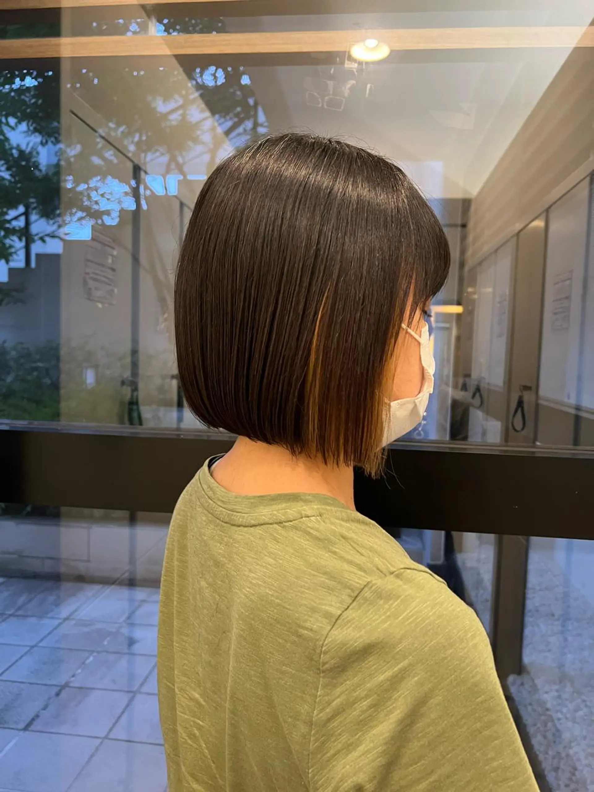 ショート ボブ 🤍細矢 杏奈／ 韓国風ヘア🤍のヘアスタイル