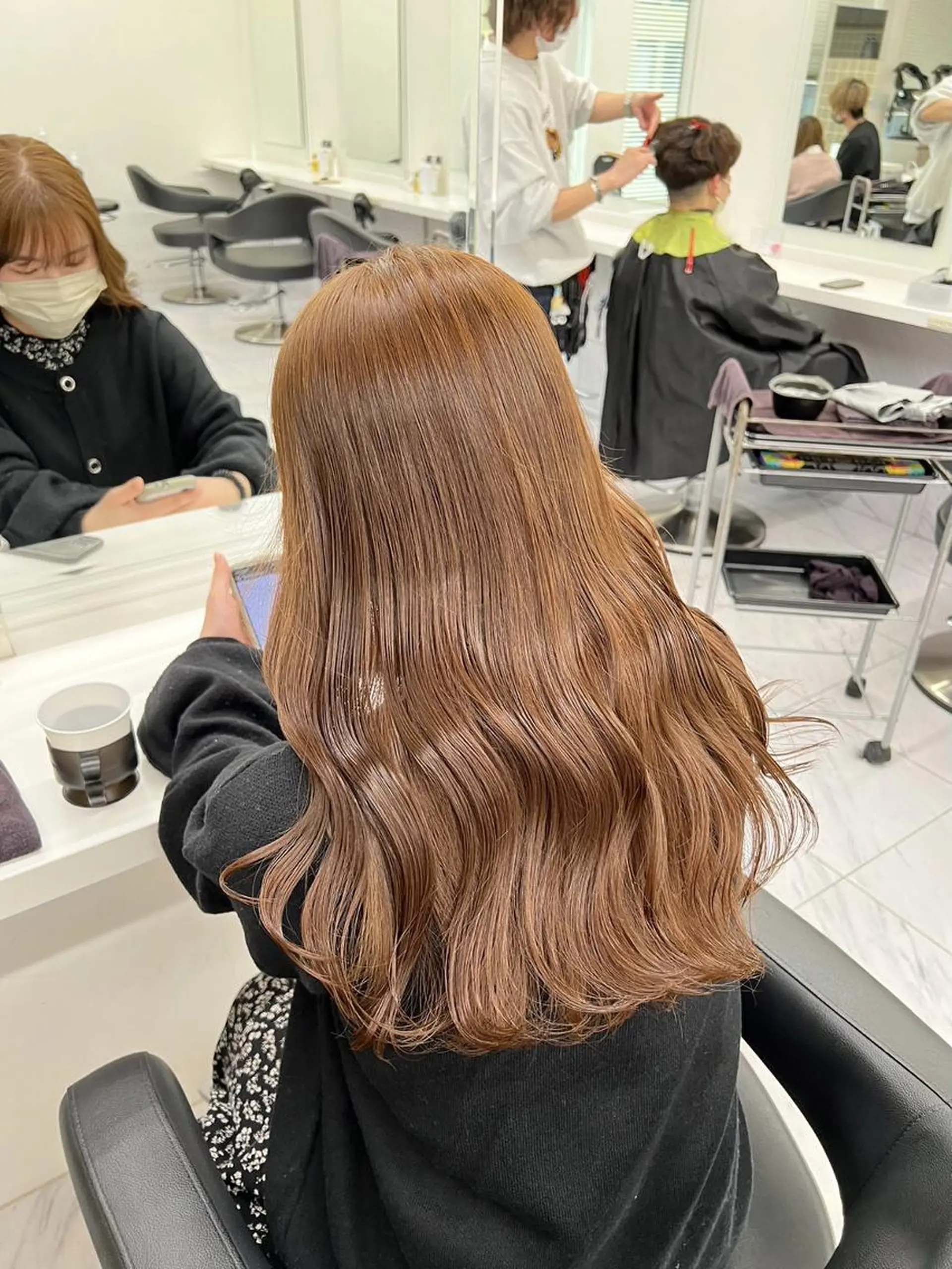 カラー ヘアカラー トリートメント *大人っぽ🏹韓国 トレンド💍銀座のヘアスタイル