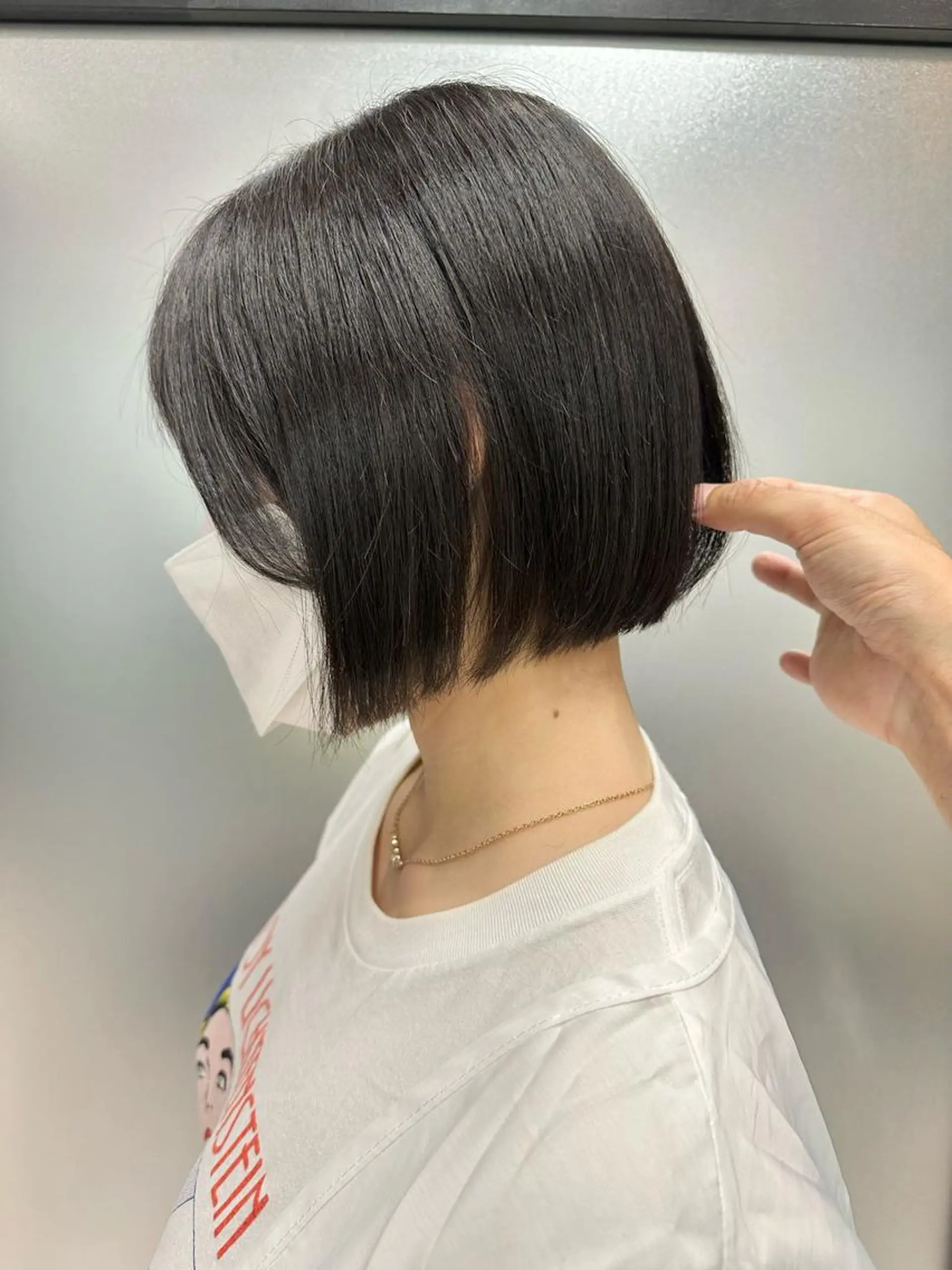 ショート SALOWIN心斎橋Suite店所属・ブリーチ毛にもできる 縮毛矯正OJIROのヘアスタイル