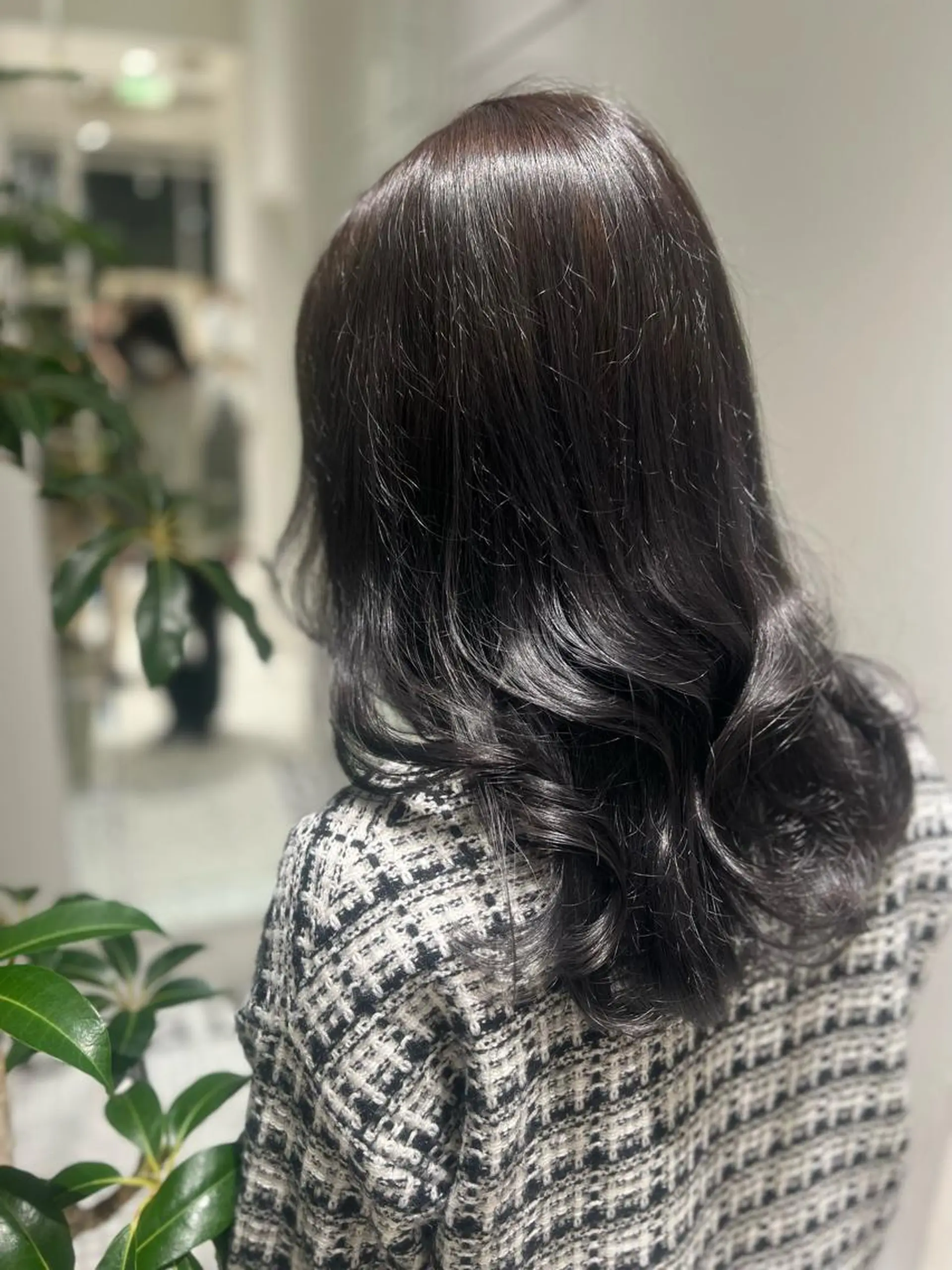 セミロング ヘアカラー トリートメント 森川 翔太のヘアスタイル
