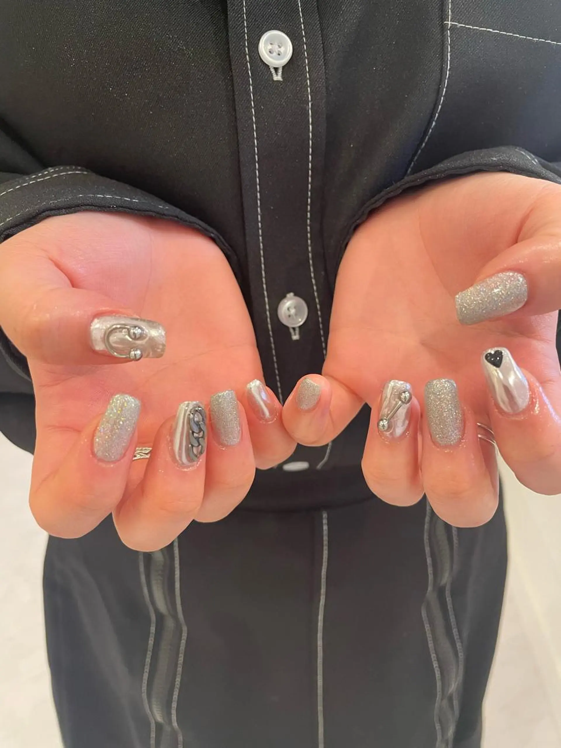 ネイル 束感まつ毛/ネイル/ LED♥KIRARAのマツエク・マツパデザイン