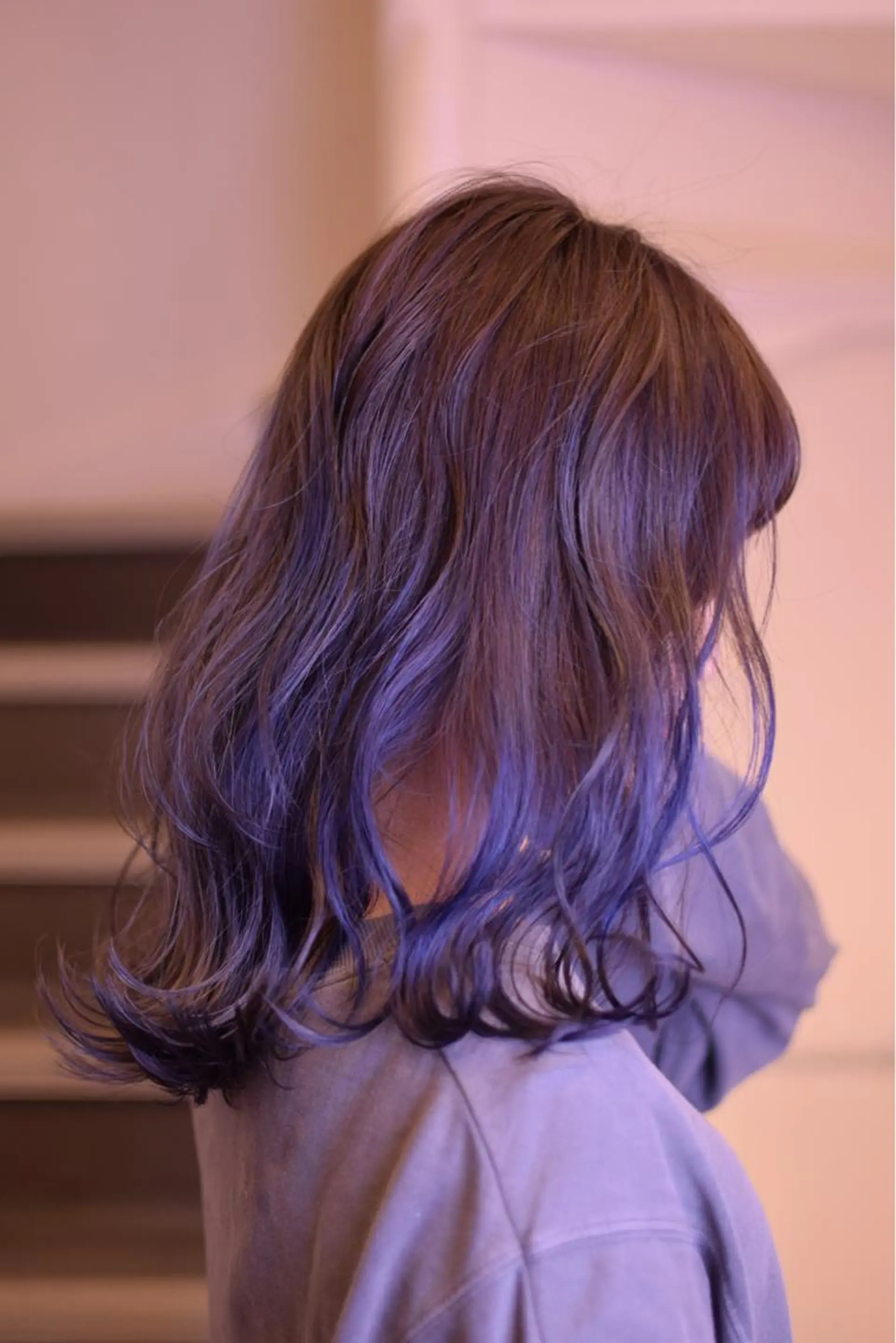 セミロング カラー ケアブリーチ白髪染め TAKUMIのヘアスタイル