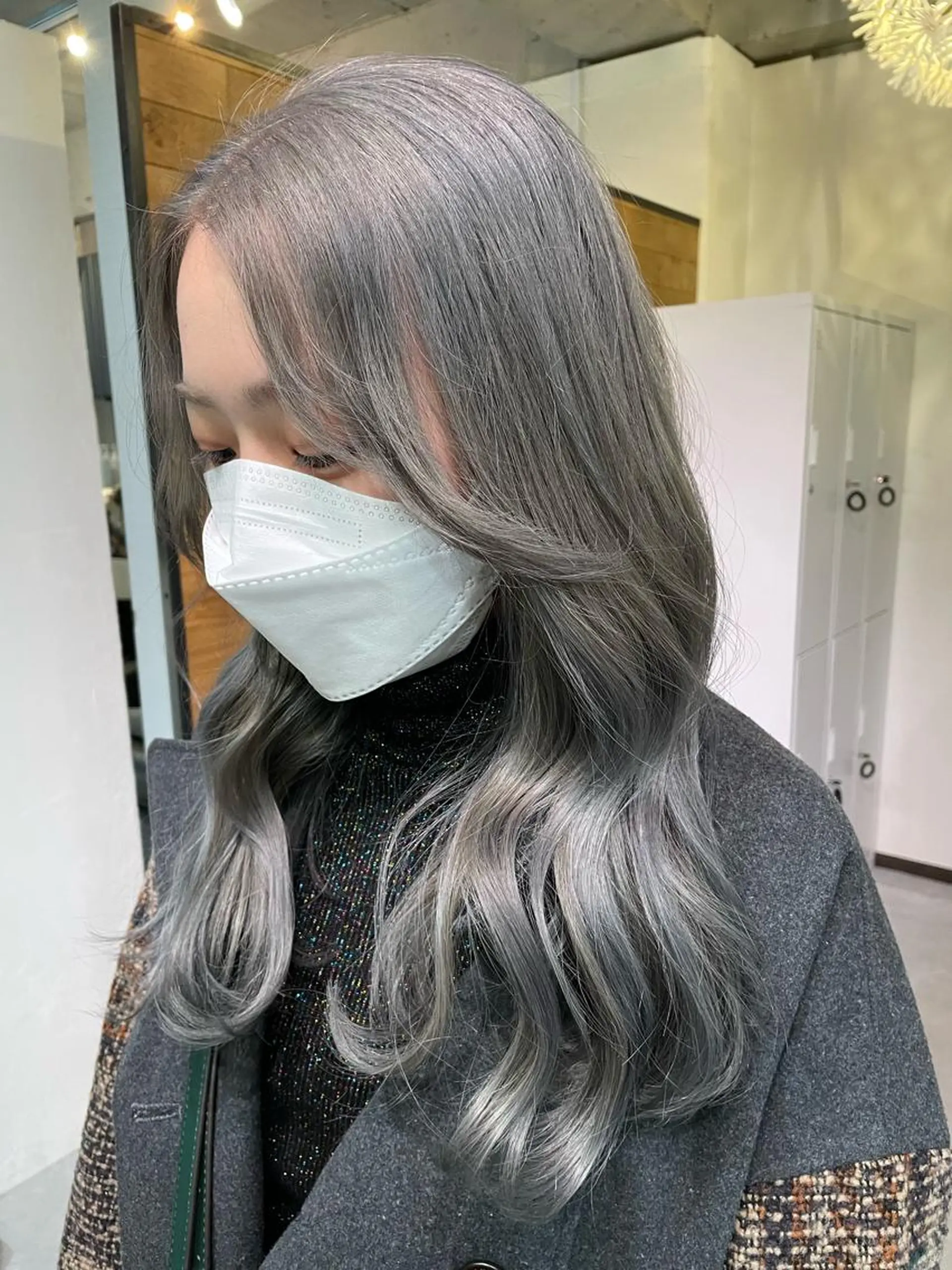 ロング カラー ヘアカラー 高梨 菜々のヘアスタイル