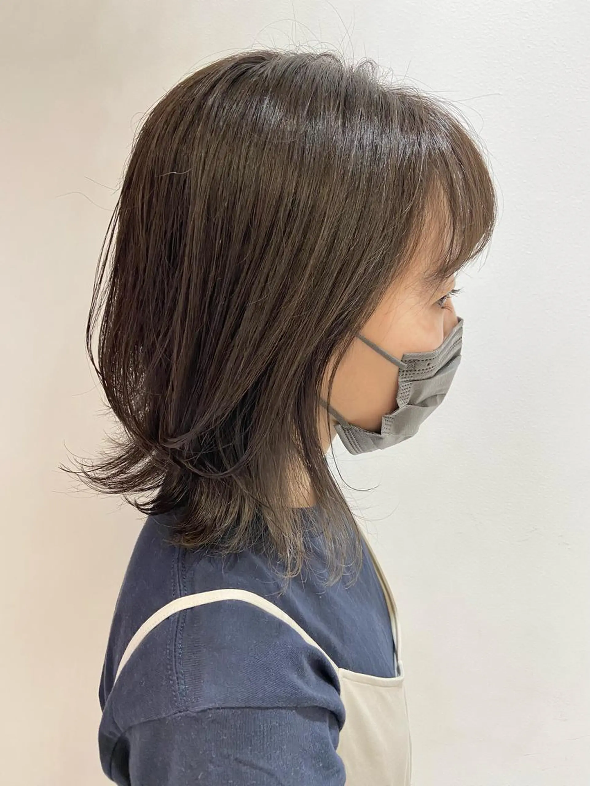 ミディアム カラー カット ヘアカラー トリートメント 🐺ウルフ/レイヤー 似合わせ‎🤍沙羅のヘアスタイル