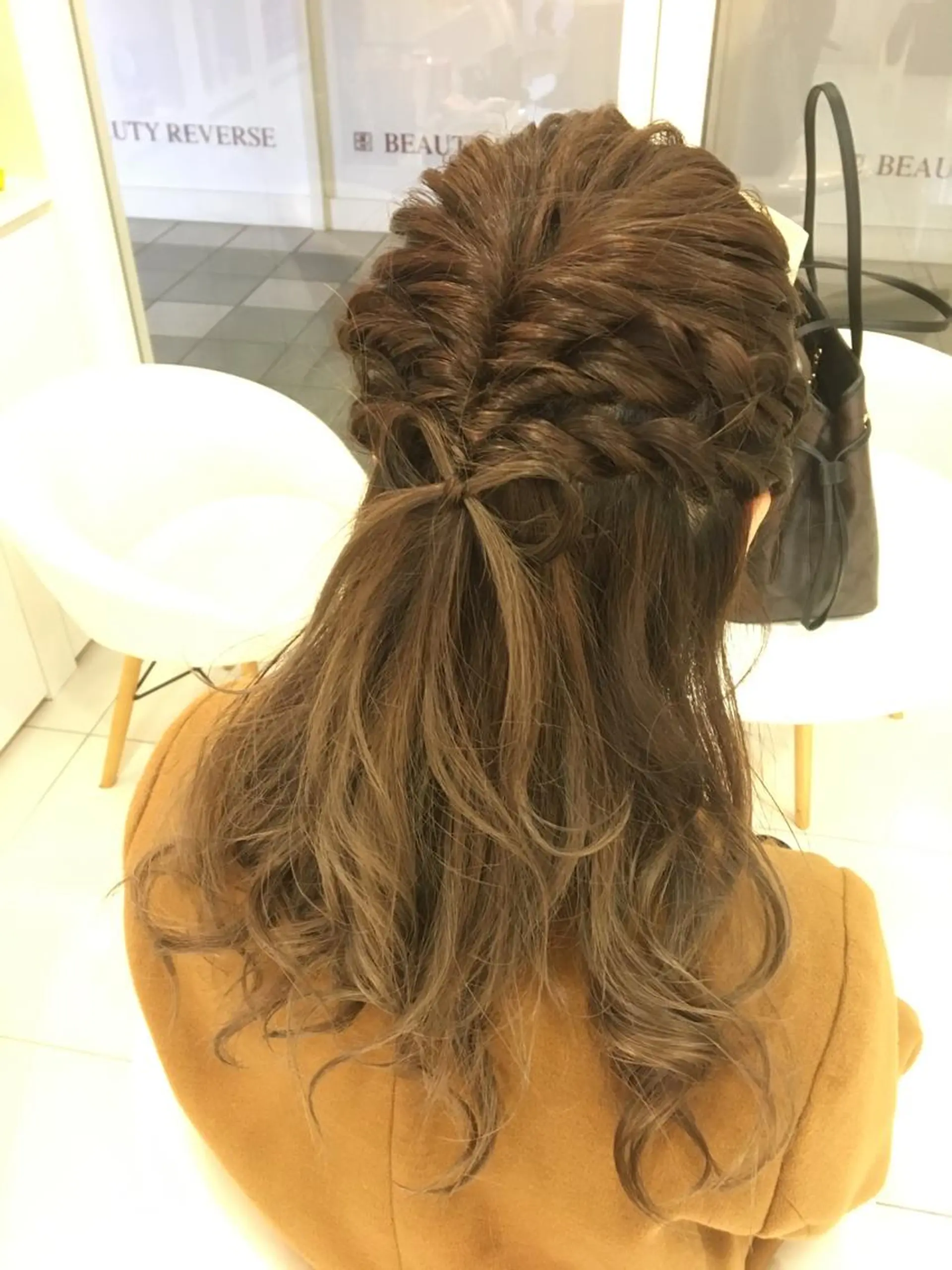 セミロング ヘアケア・頭皮ケア デザインカラー/中田のヘアスタイル