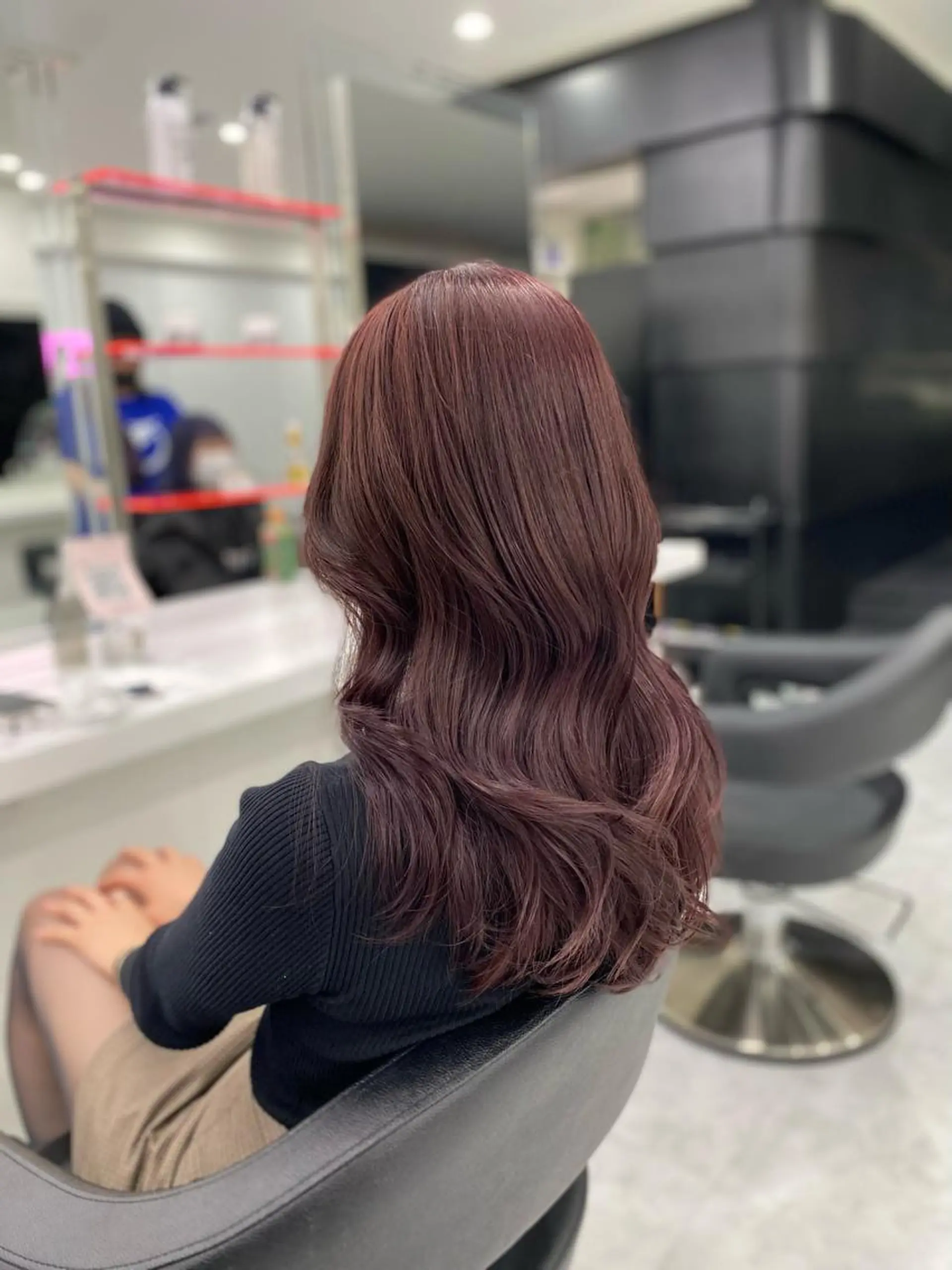 ロング カラー ヘアアレンジ SALOWIN 宇田川店所属・ブリーチなしトレンド SHUSAKUのヘアスタイル