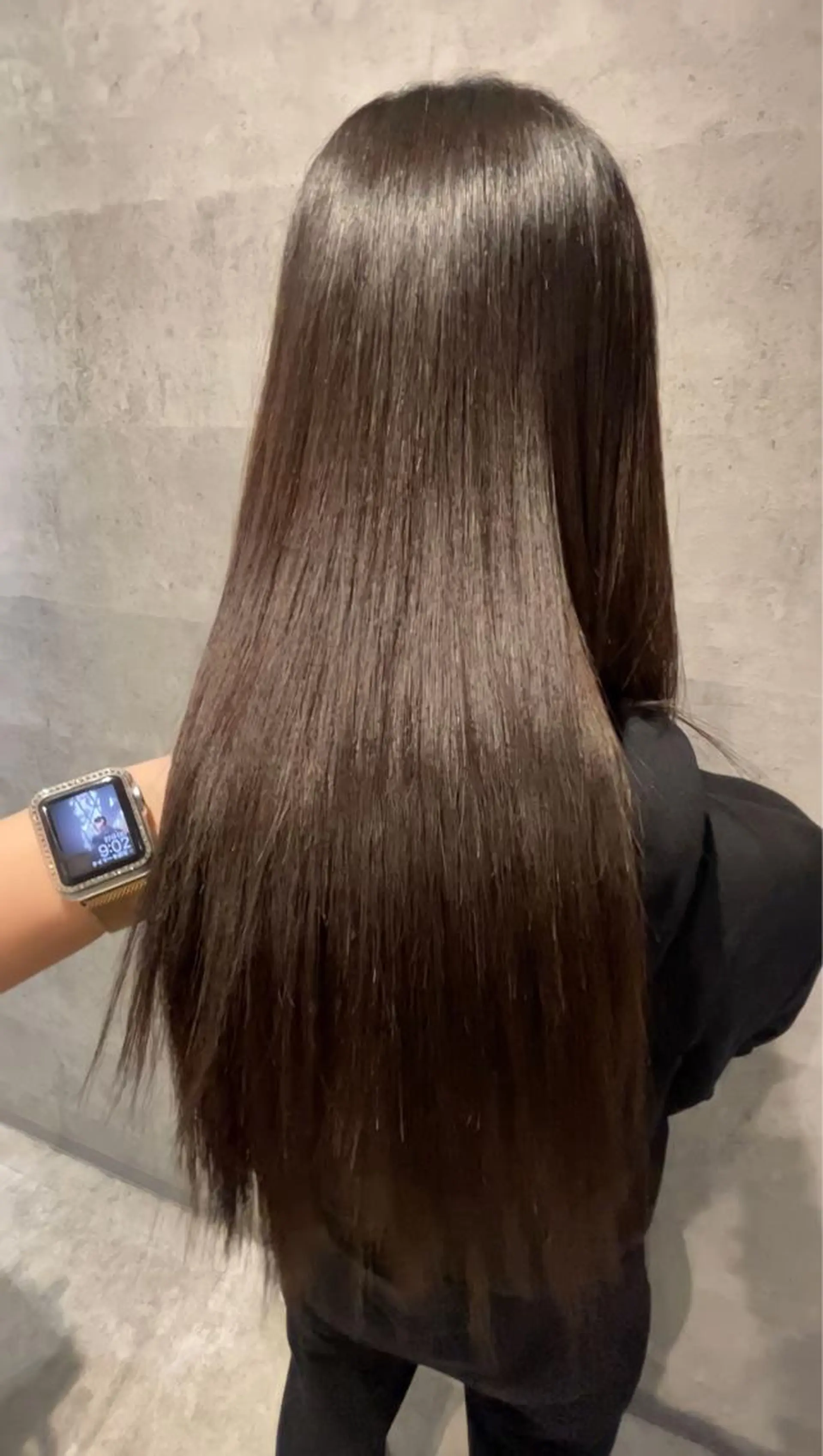 ロング ヘアカラー トリートメント saho .のヘアスタイル