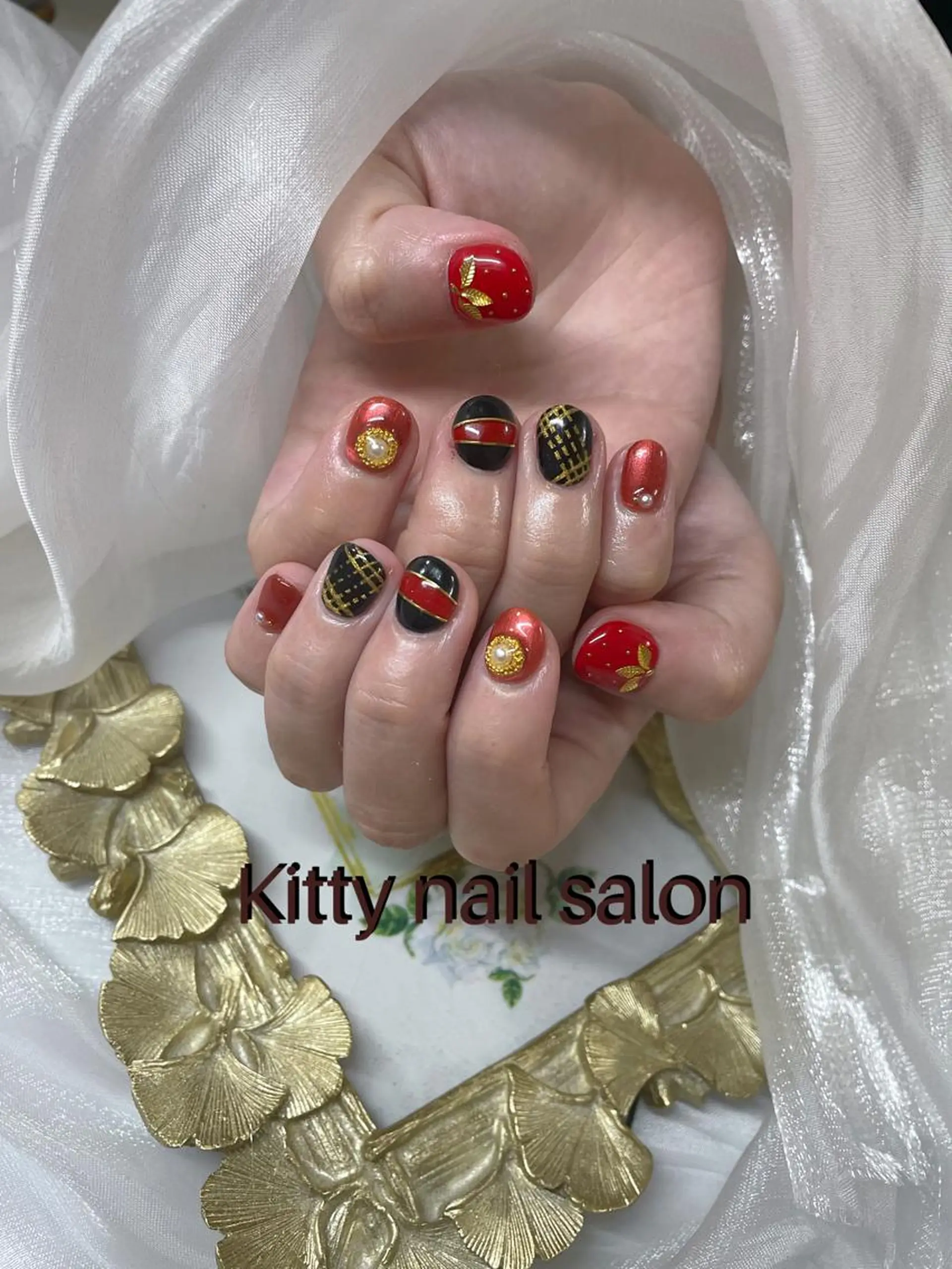 ネイル ハンドネイル kitty nail salonのネイルデザイン