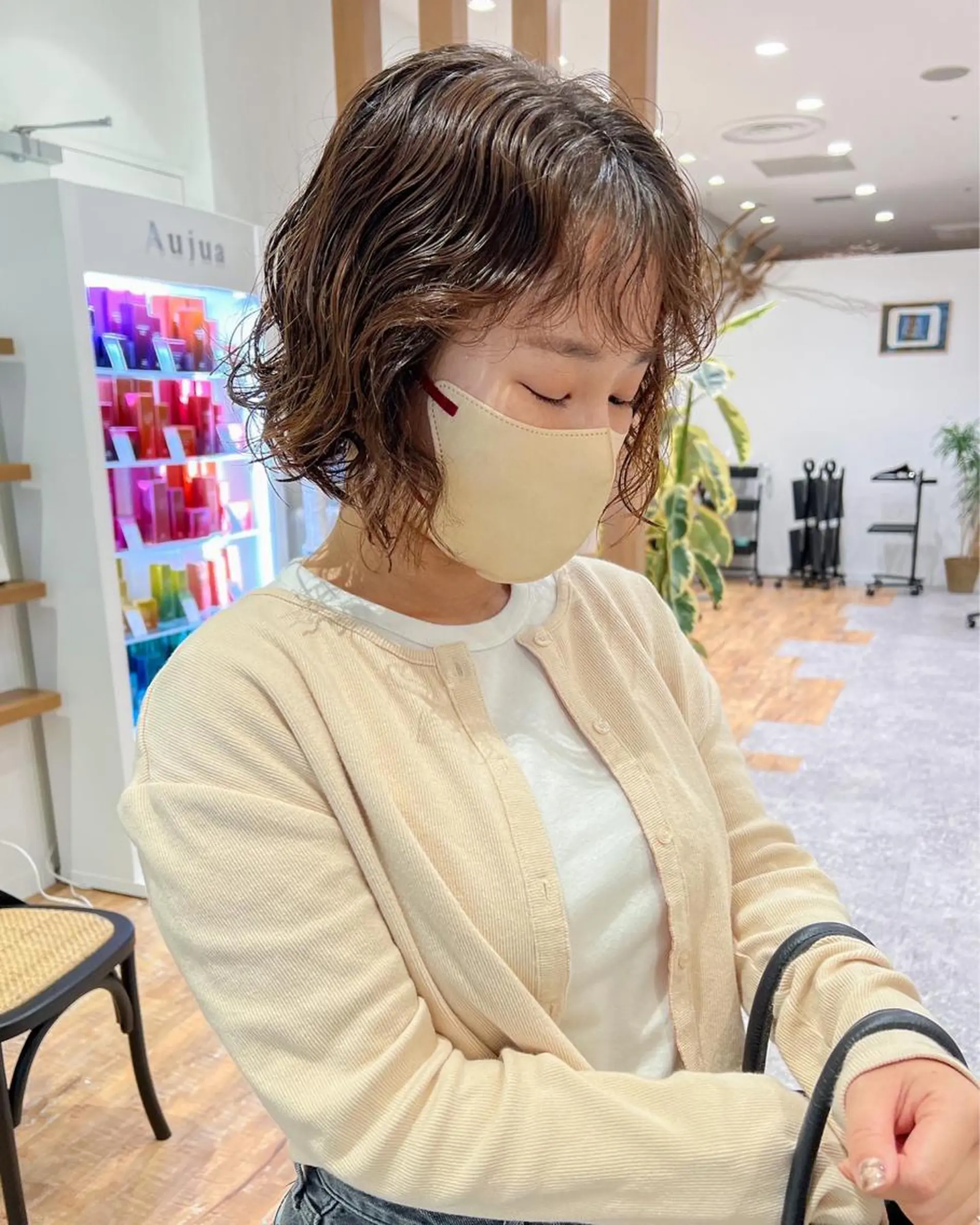 ショート パーマ 韓国風デザイン 💐MIZUKI💐のヘアスタイル