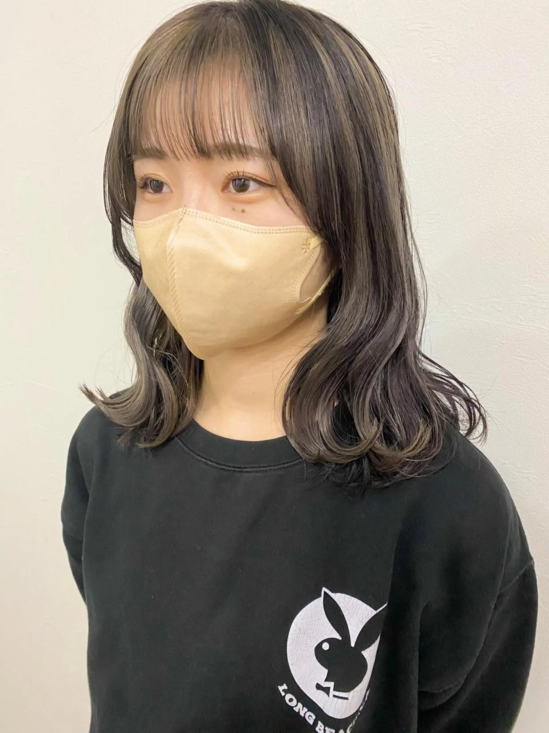 ミディアム Nicoru*所属・園田 綾佳のヘアスタイル