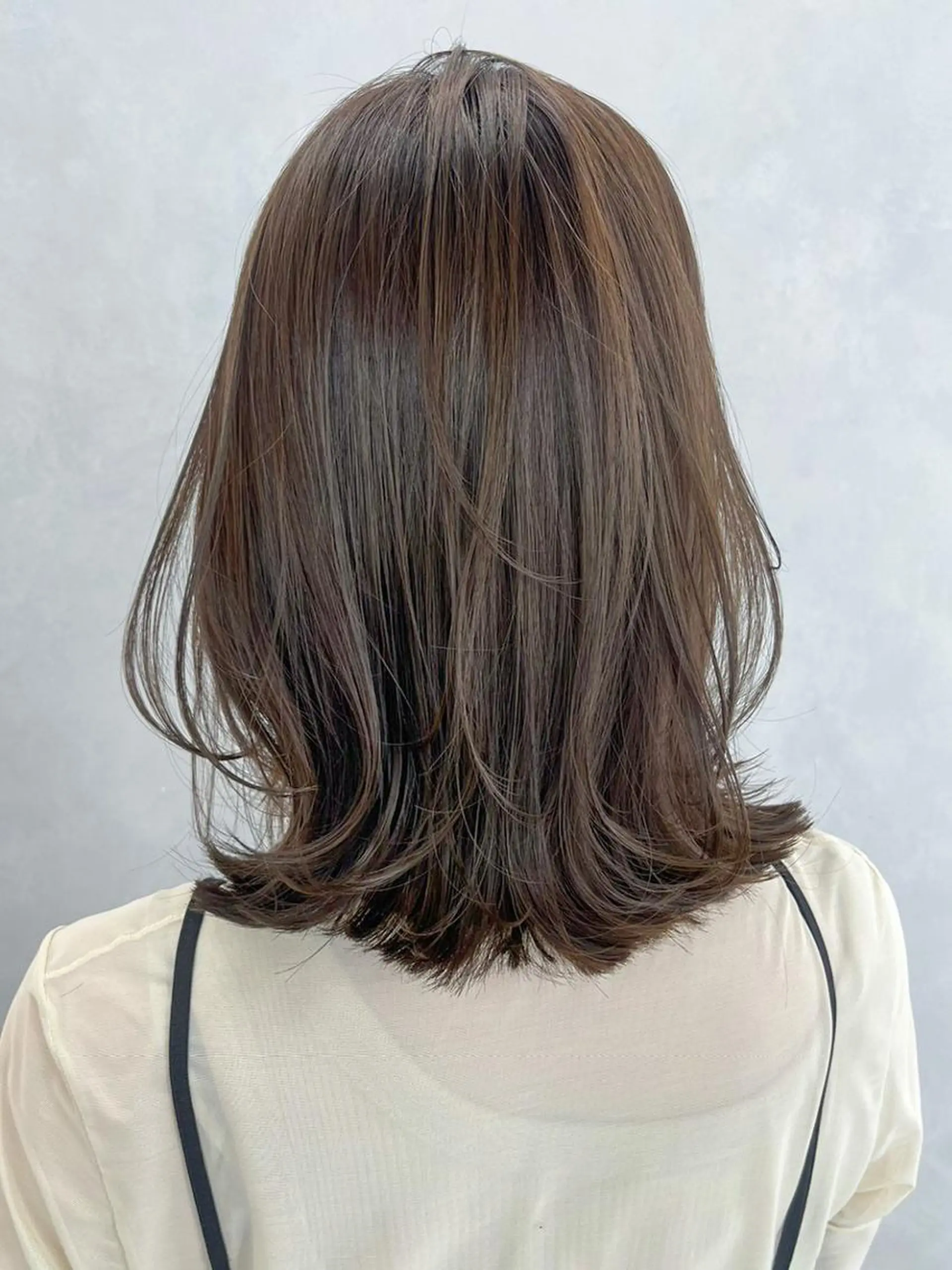 ミディアム カラー パーマ ヘアアレンジ レイヤーカット カット ヘアカラー トリートメント ITbyALBUM 八王子店のヘアスタイル