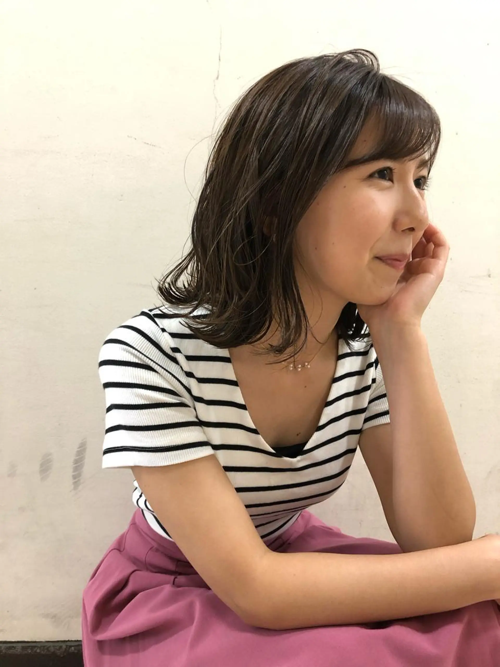 ミディアム 下北沢suu所属・AYAKA 下北沢suuのヘアスタイル