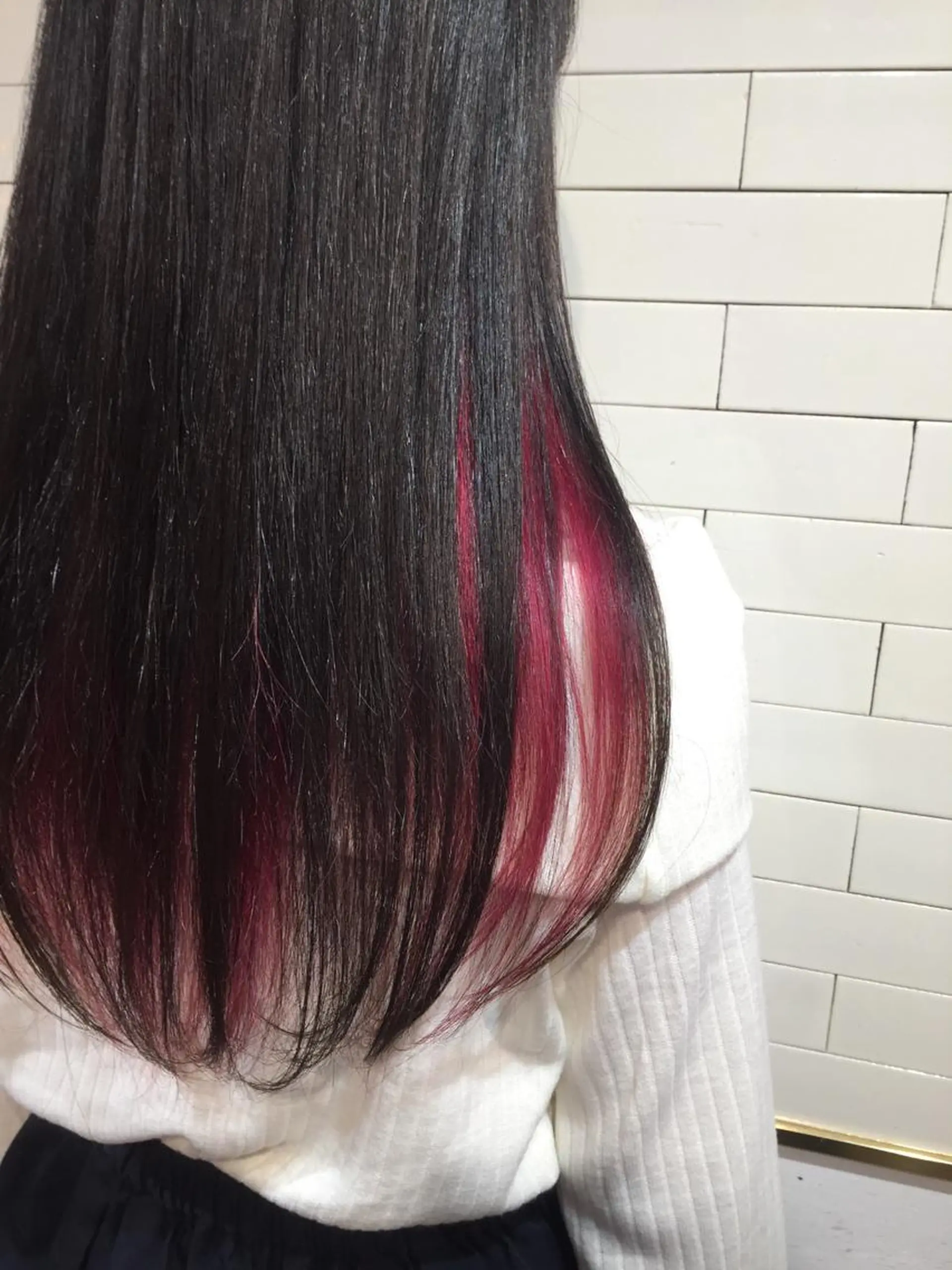 セミロング カラー 田添 幹宜のヘアスタイル