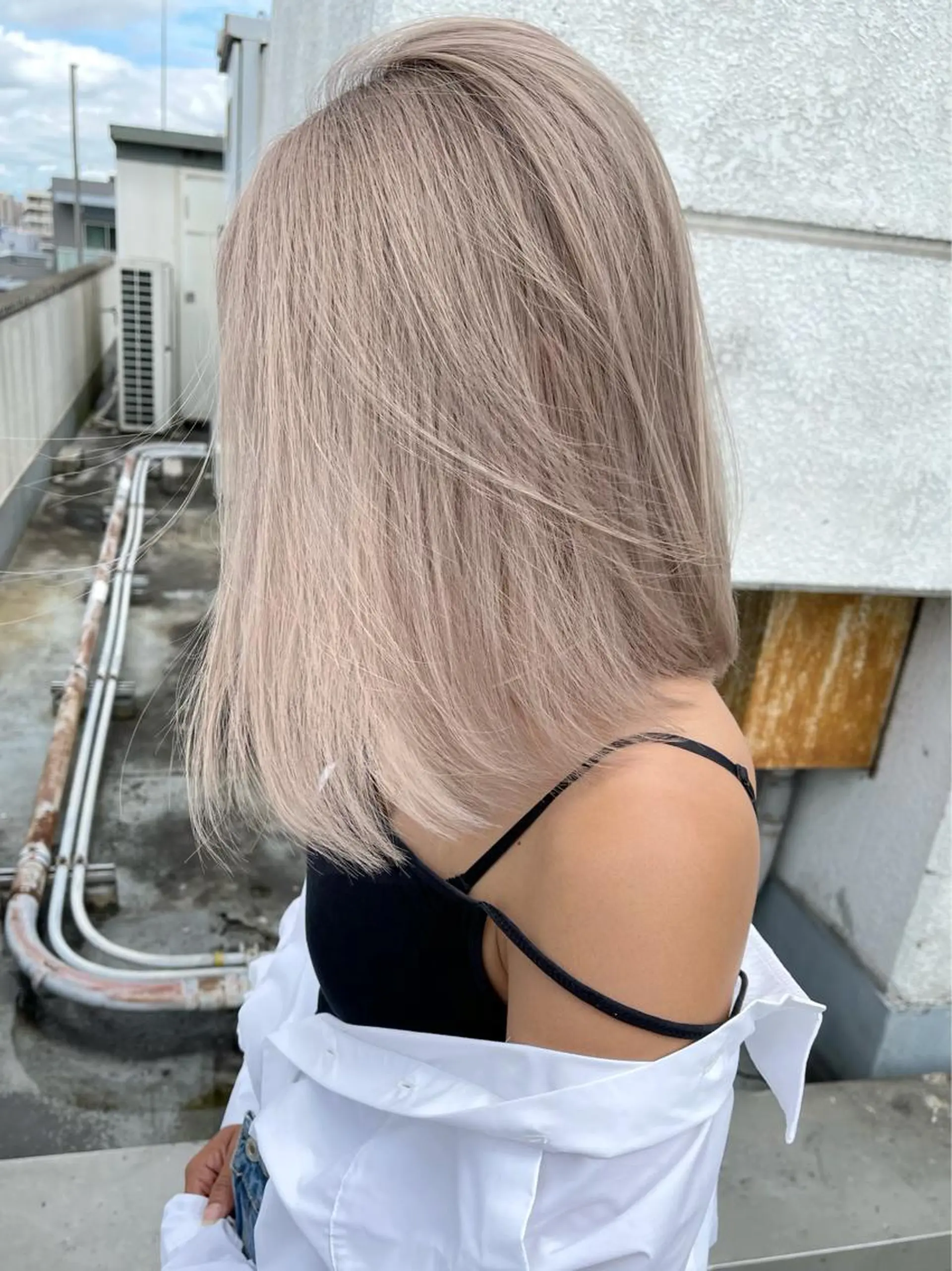 ミディアム カラー カット ヘアカラー トリートメント Foi by Belle都賀店（フォワ バイ ベル）所属・FoibyBelle ﾌｫﾜﾊﾞｲﾍﾞﾙのヘアスタイル