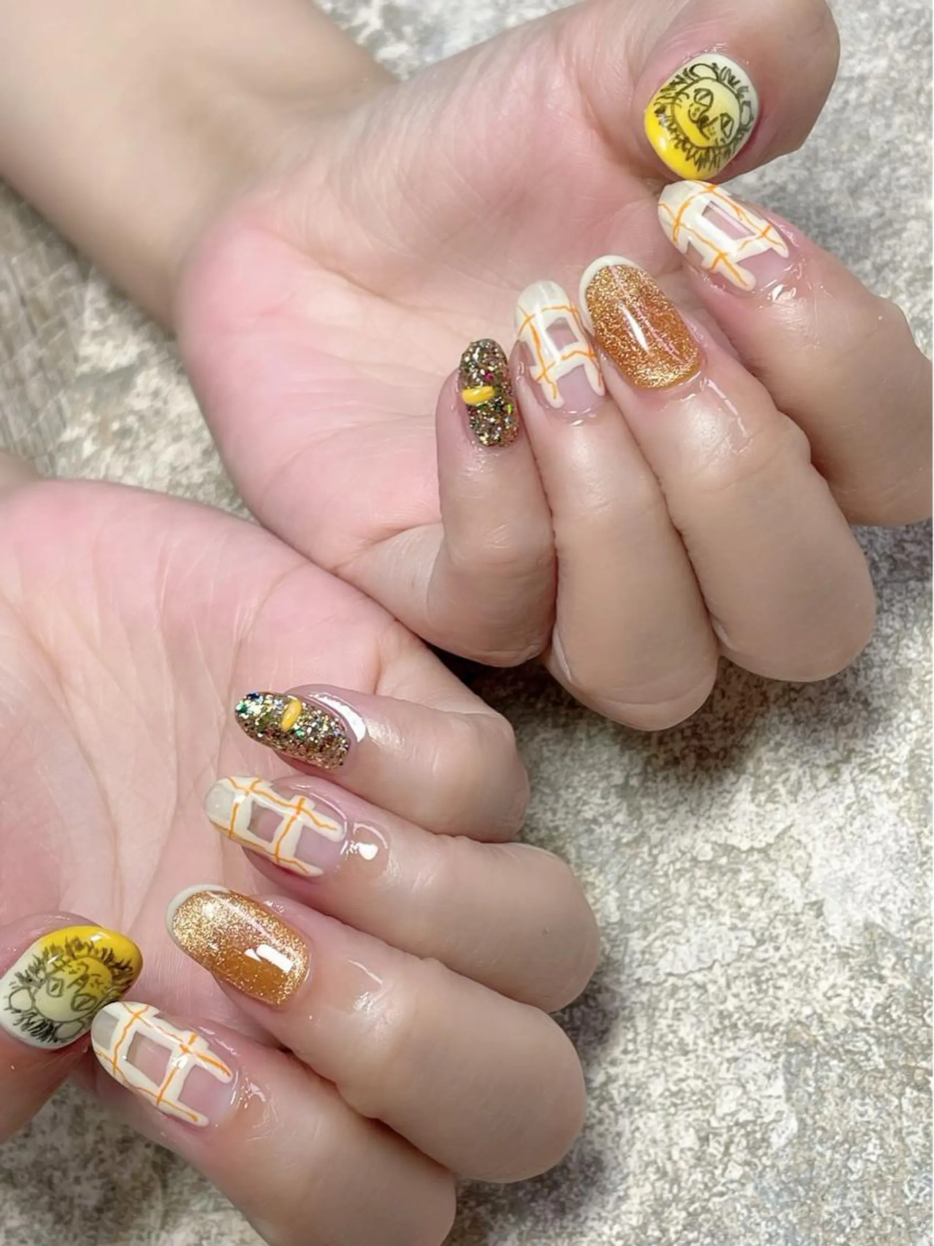 ネイル ハンドネイル lemon nailレモンネイルのネイルデザイン