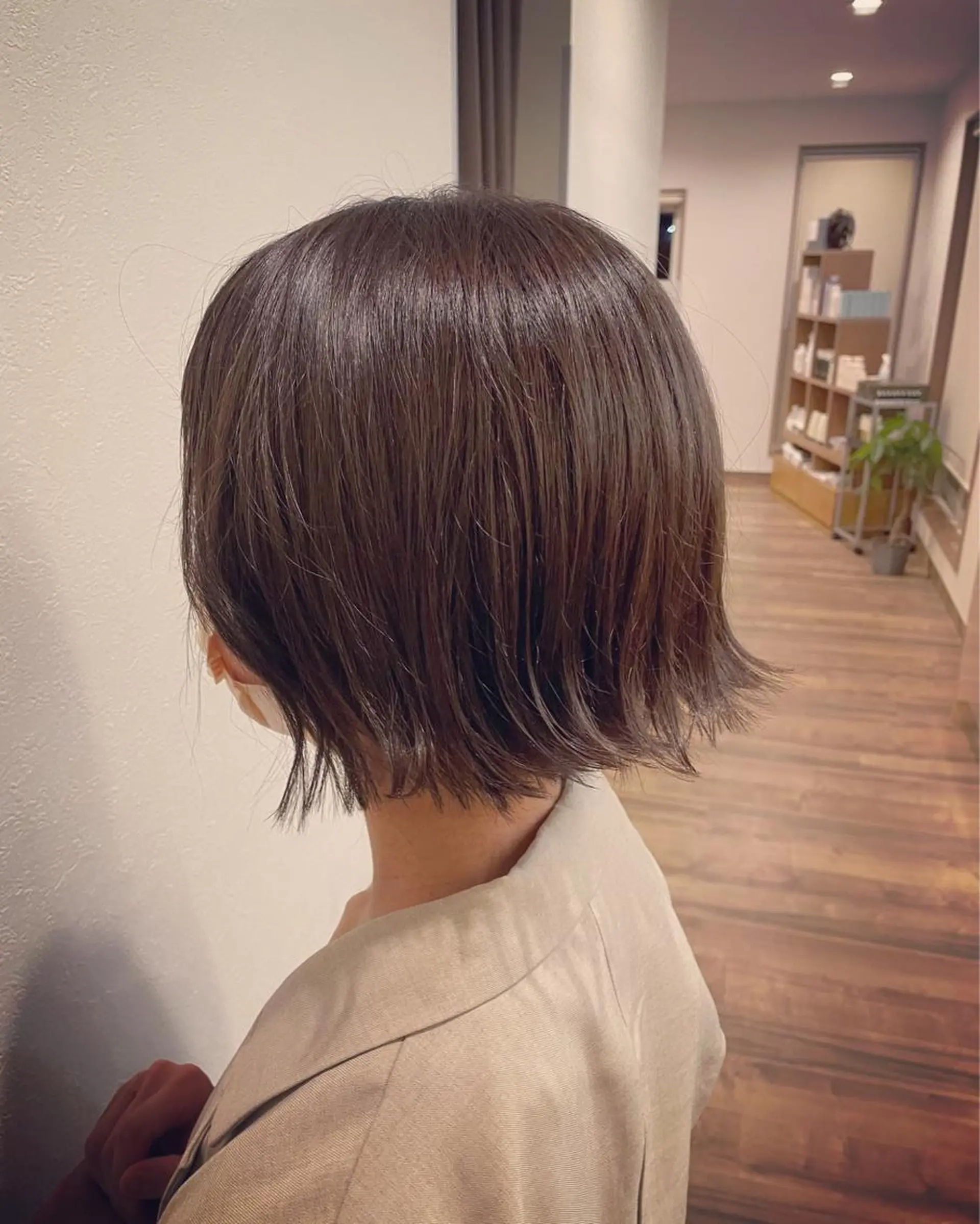 ショート カラー ブラウンカラー マットブラウン 狩野 龍二のヘアスタイル