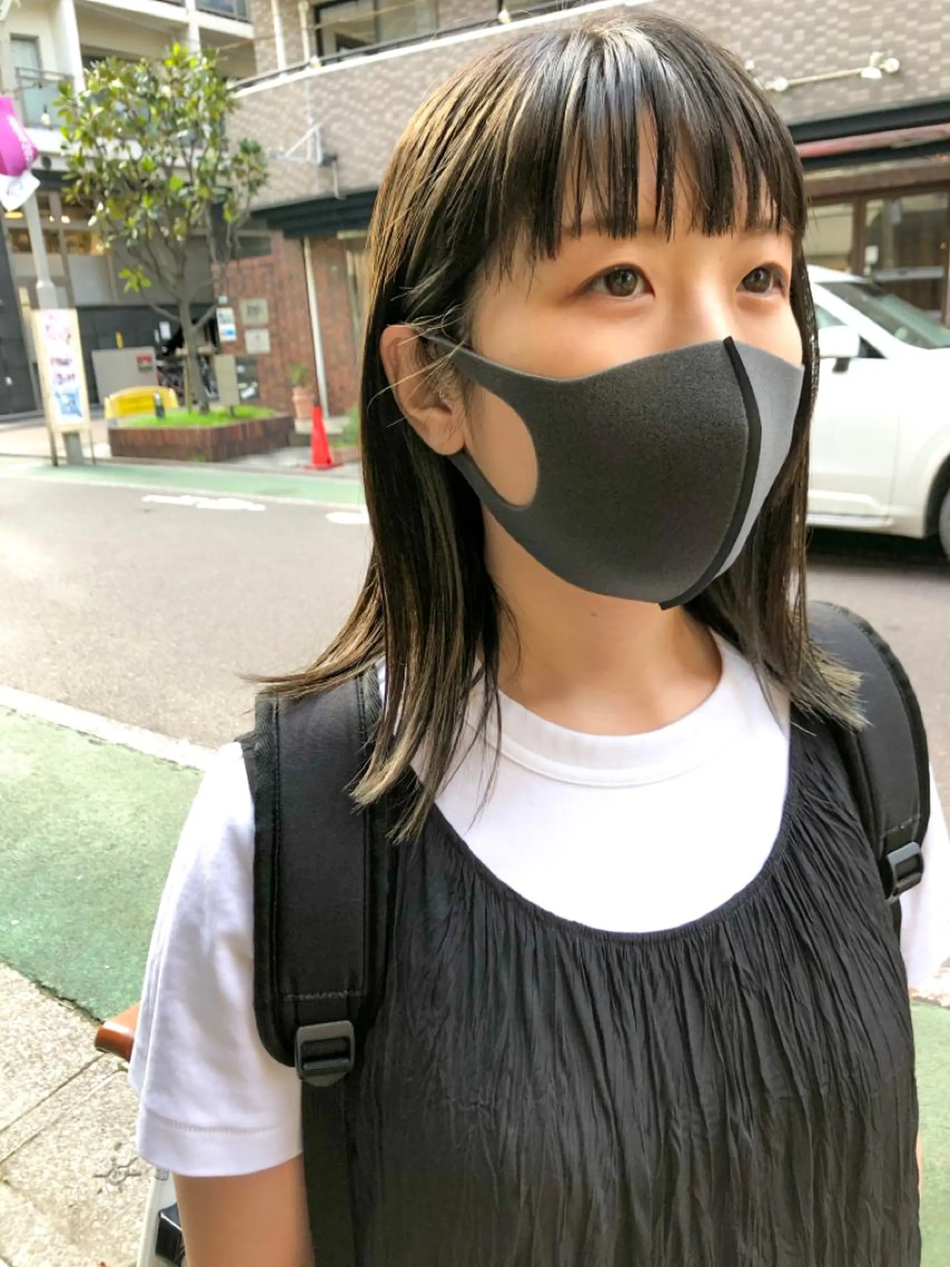 セミロング カラー 長井 美佳のヘアスタイル