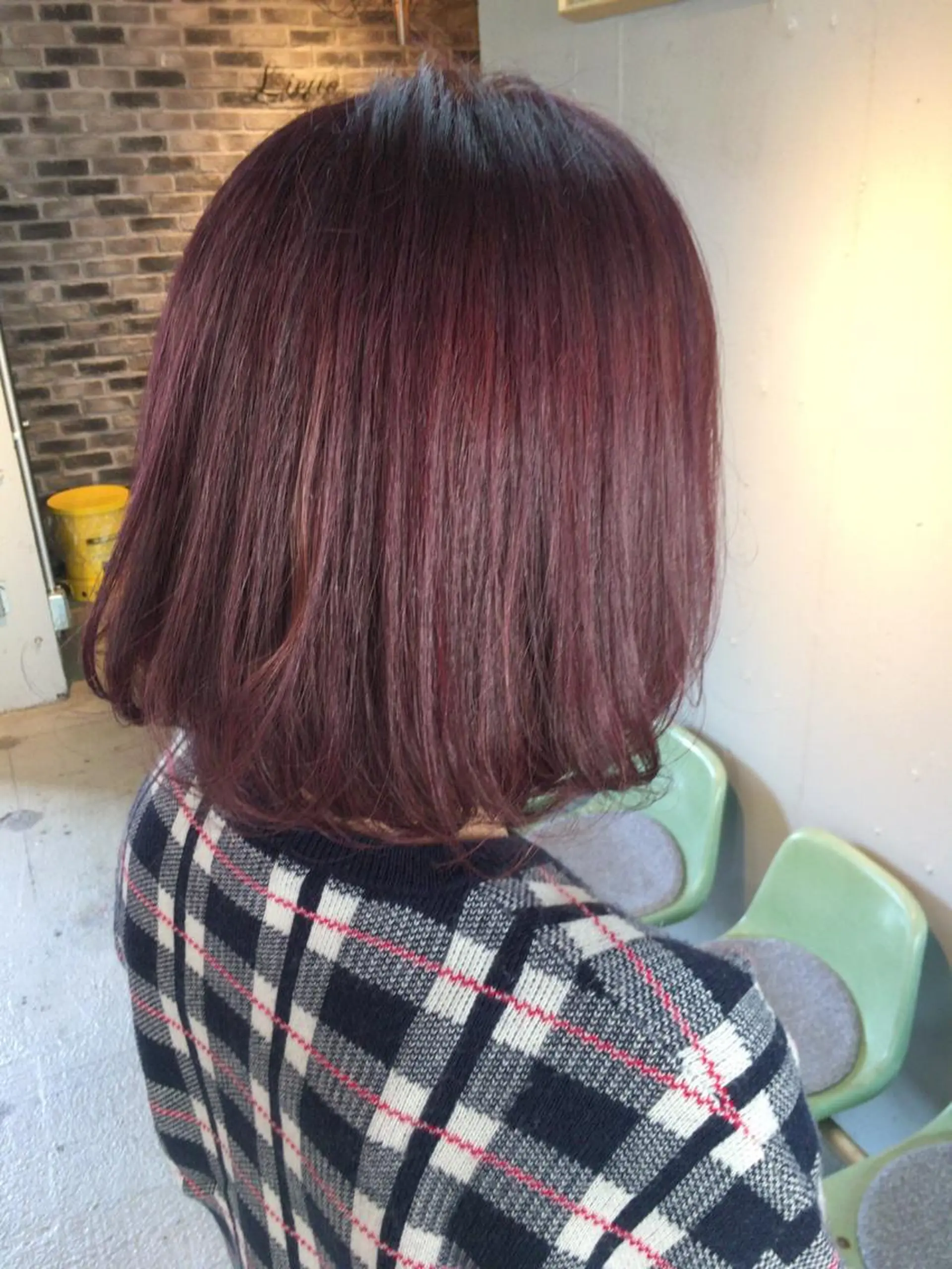 ショート カラー パーマ ダブルカラー ラベンダーカラー ラベンダーピンク ピンクカラー 代表 中島貴志のヘアスタイル