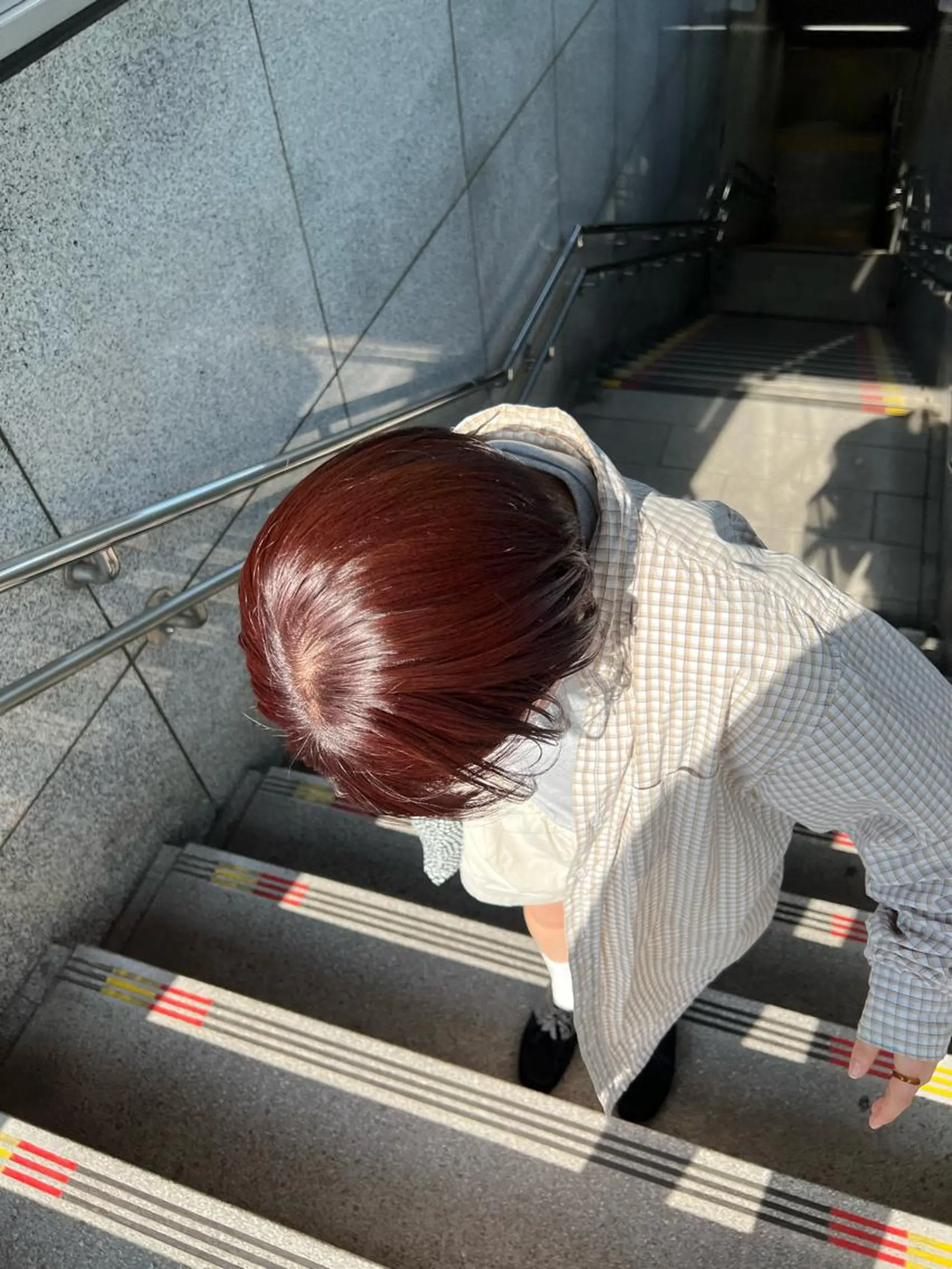 ショート カラー オレンジ パープルカラー 🌝kurauchi erika🌝のヘアスタイル