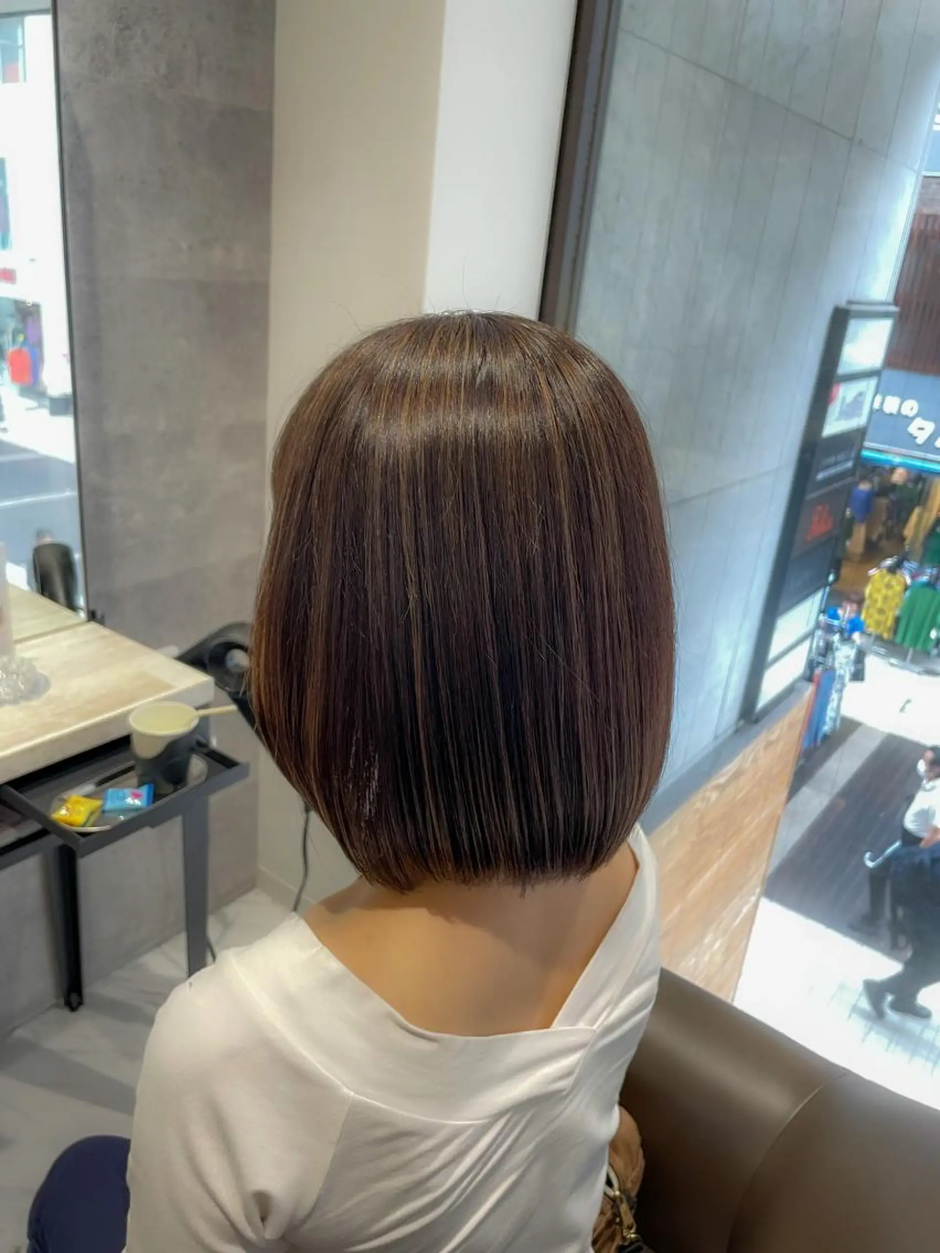 ミディアム 坂本 理輝のヘアスタイル